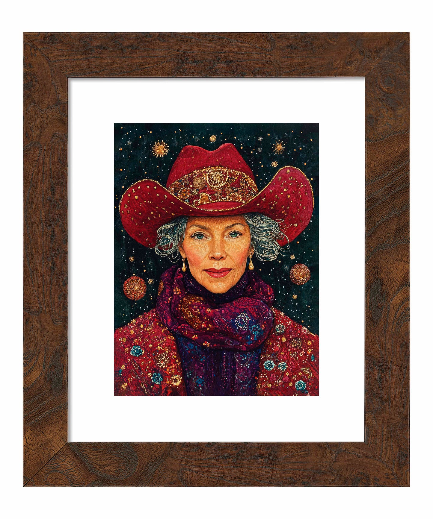 Portrait of Mrs. Claus - Art Prints