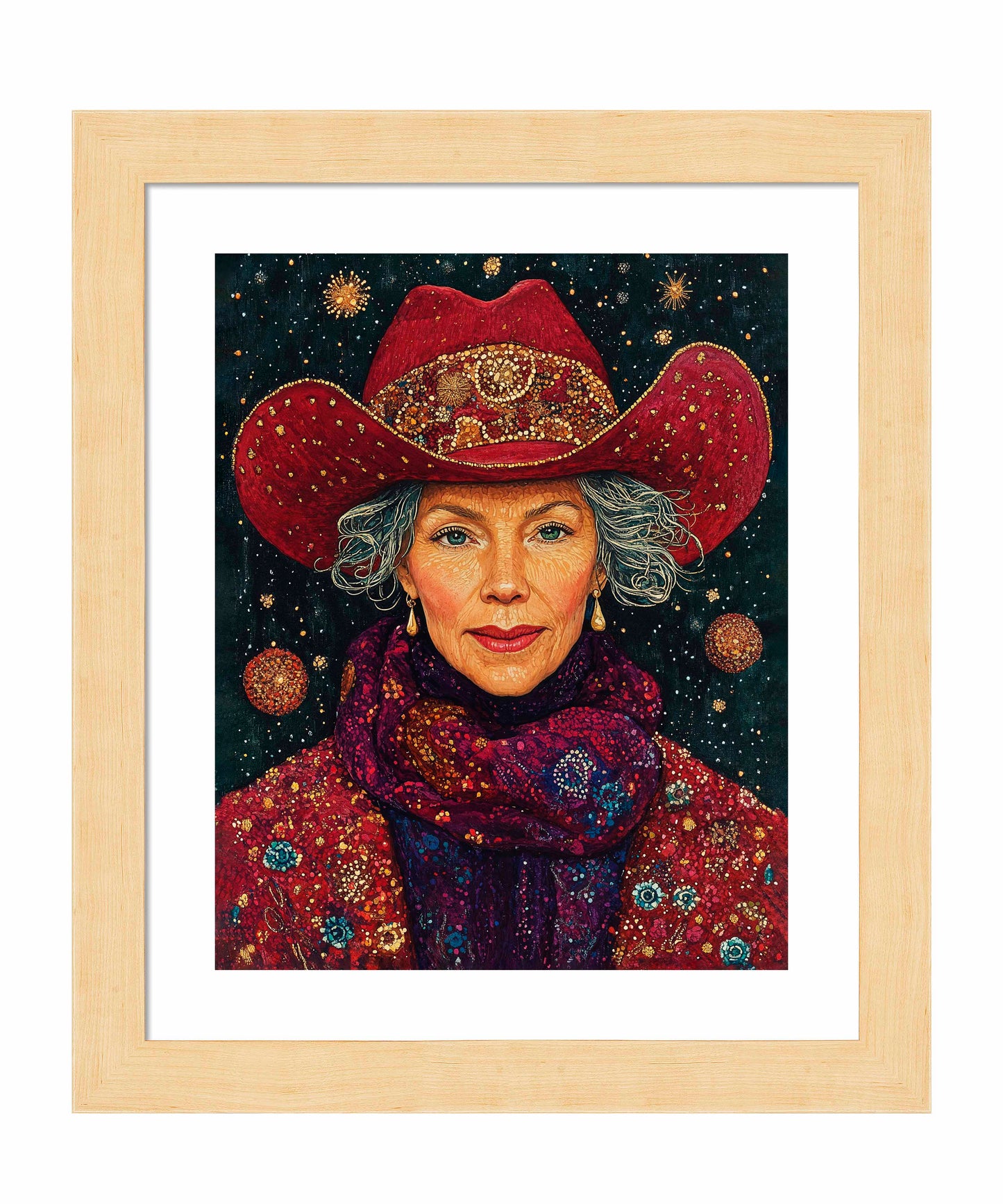 Portrait of Mrs. Claus - Art Prints