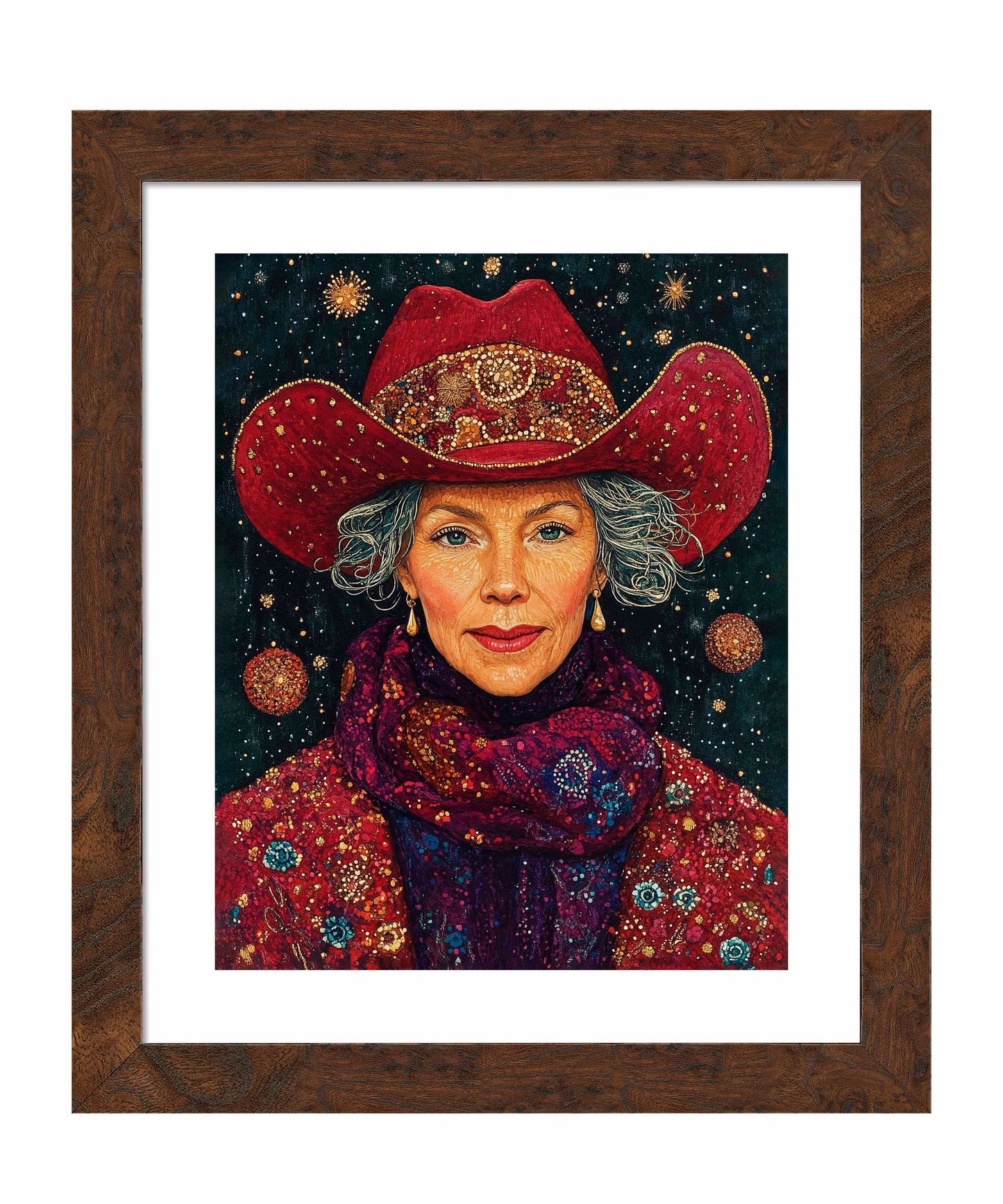 Portrait of Mrs. Claus - Art Prints