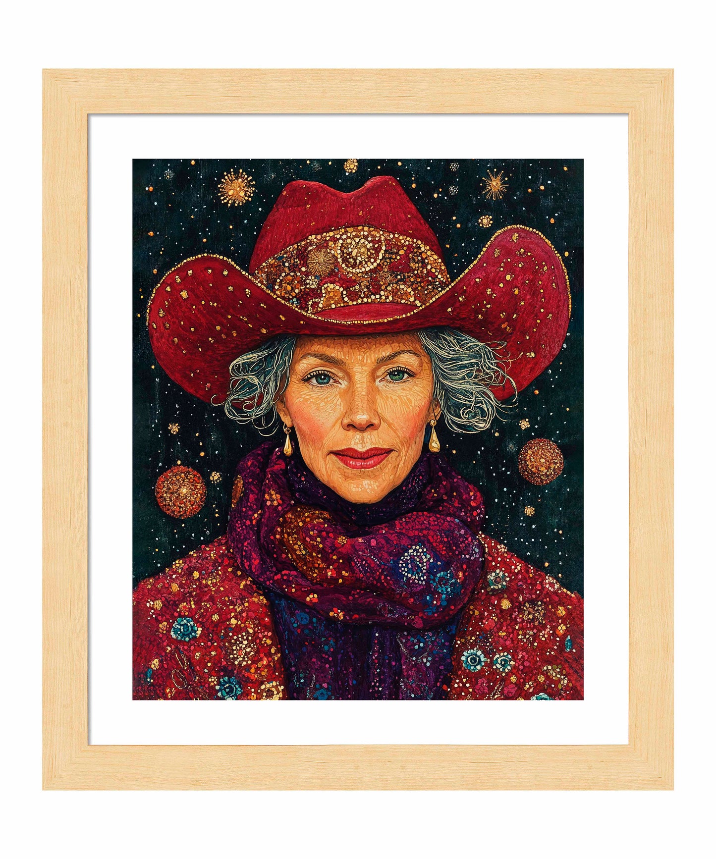 Portrait of Mrs. Claus - Art Prints