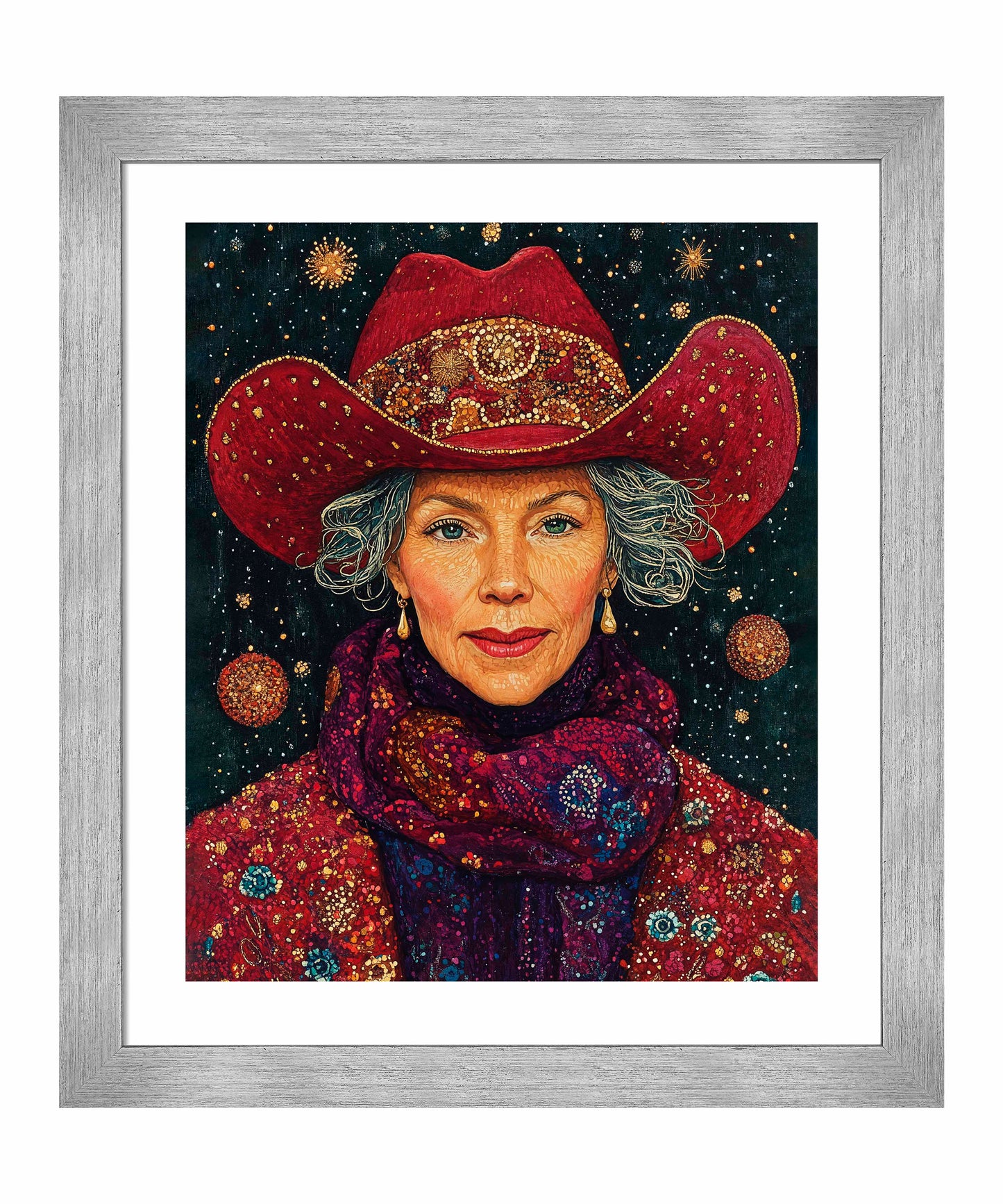 Portrait of Mrs. Claus - Art Prints