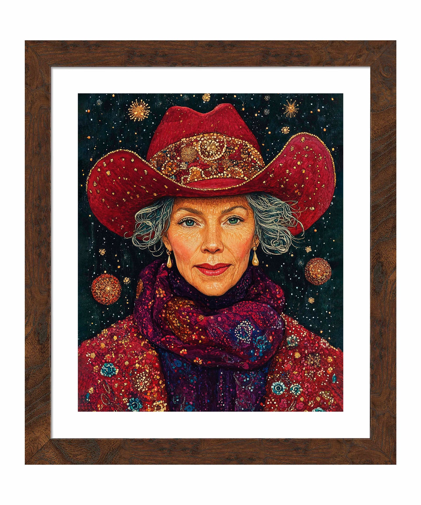 Portrait of Mrs. Claus - Art Prints