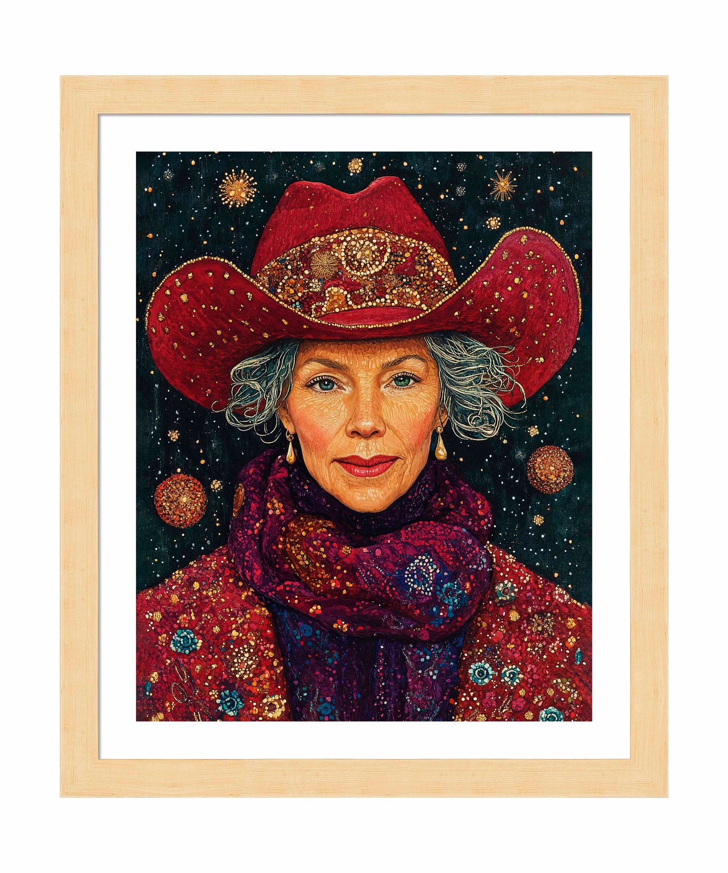 Portrait of Mrs. Claus - Art Prints