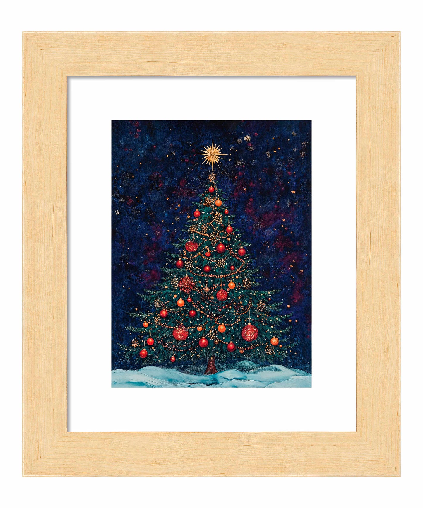 Homestead Christmas Spruce - Art Prints