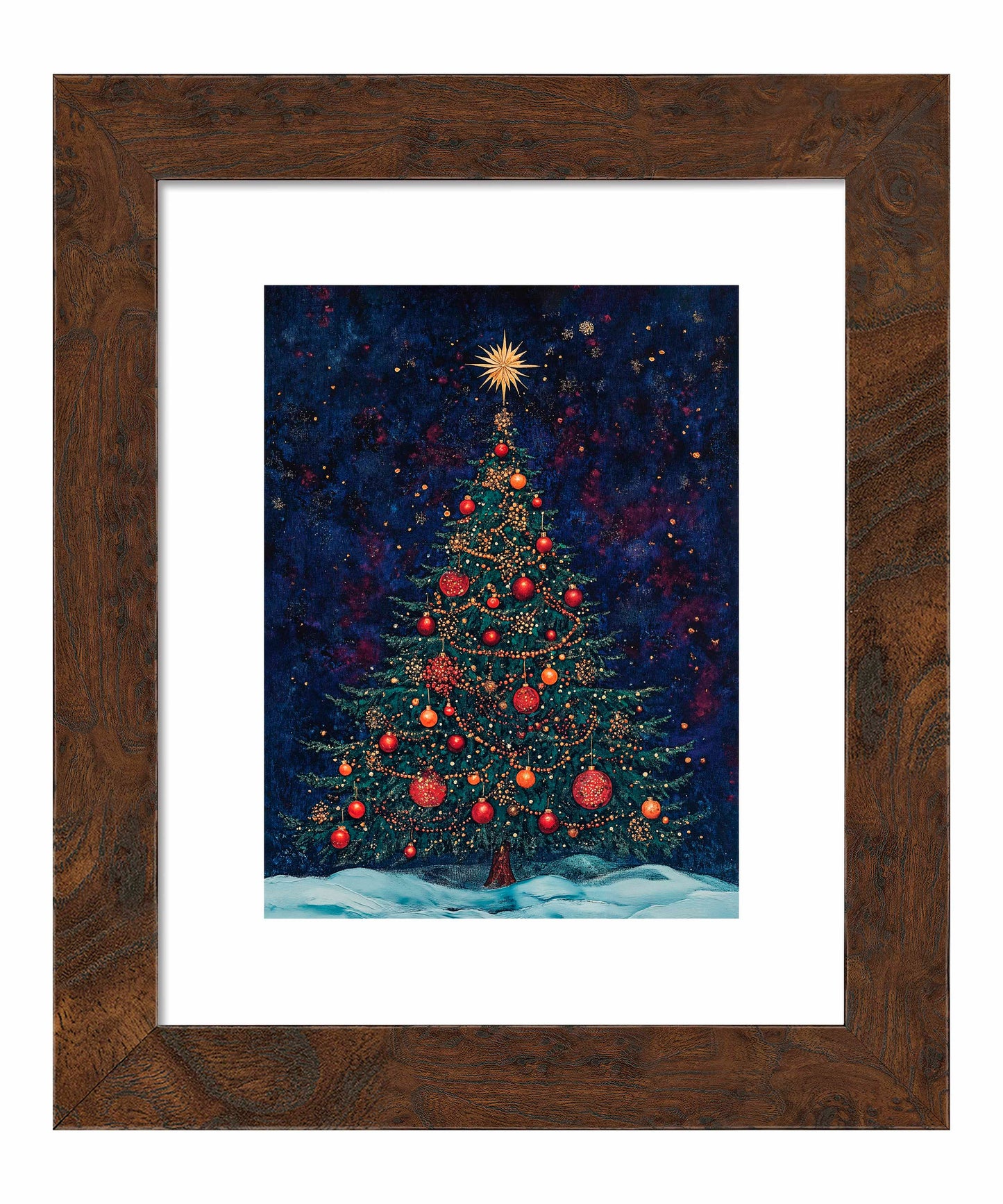 Homestead Christmas Spruce - Art Prints