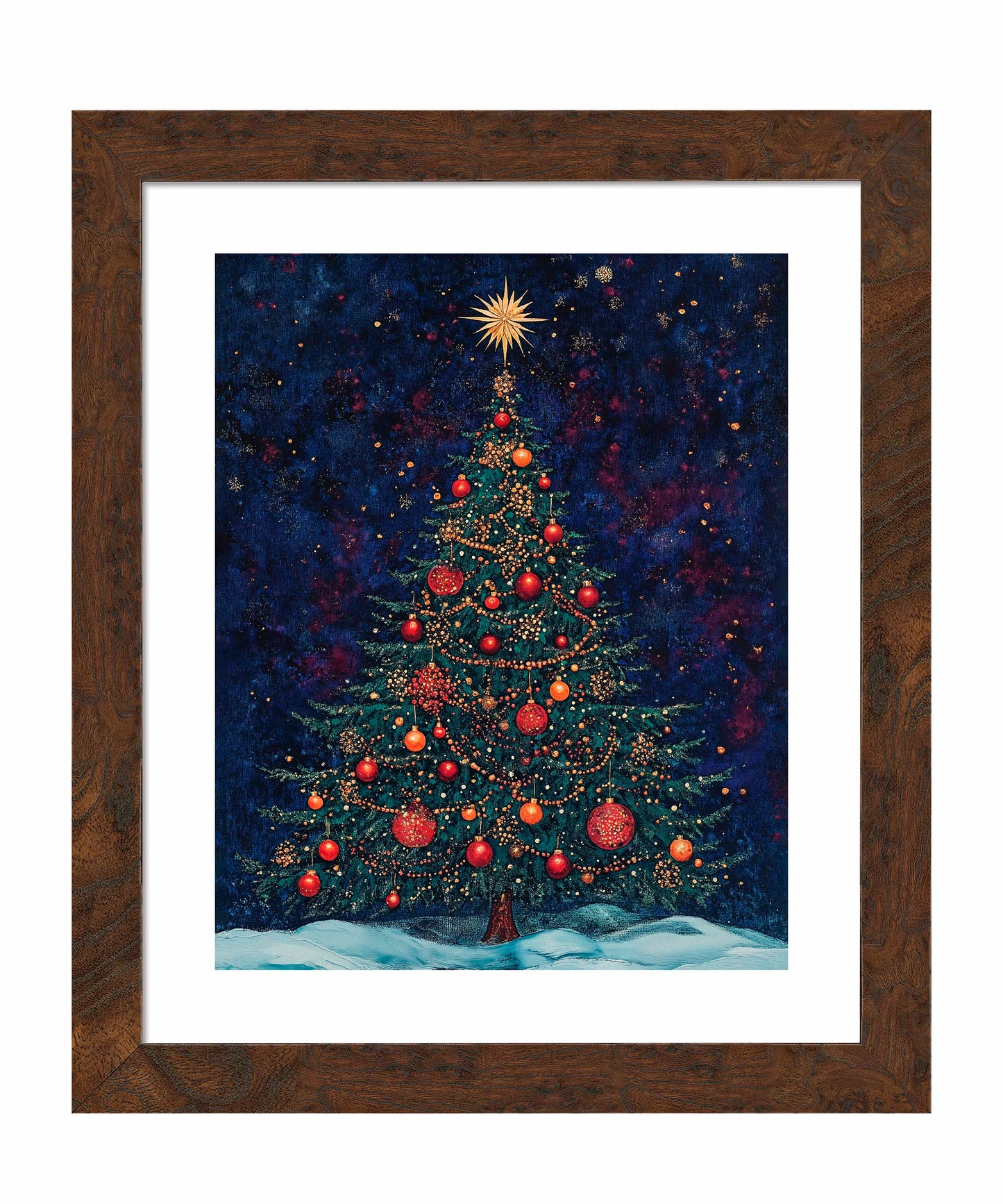 Homestead Christmas Spruce - Art Prints