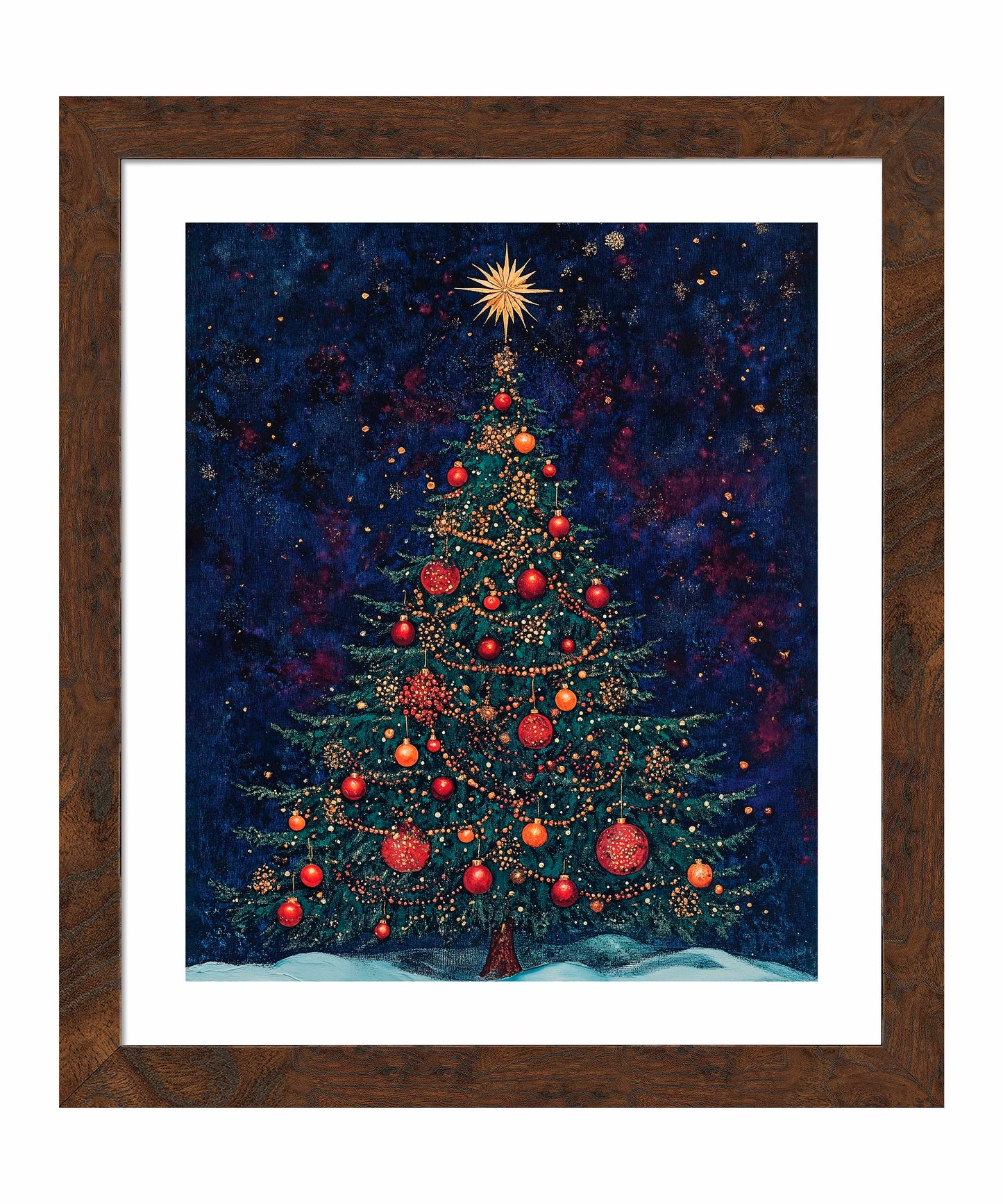 Homestead Christmas Spruce - Art Prints
