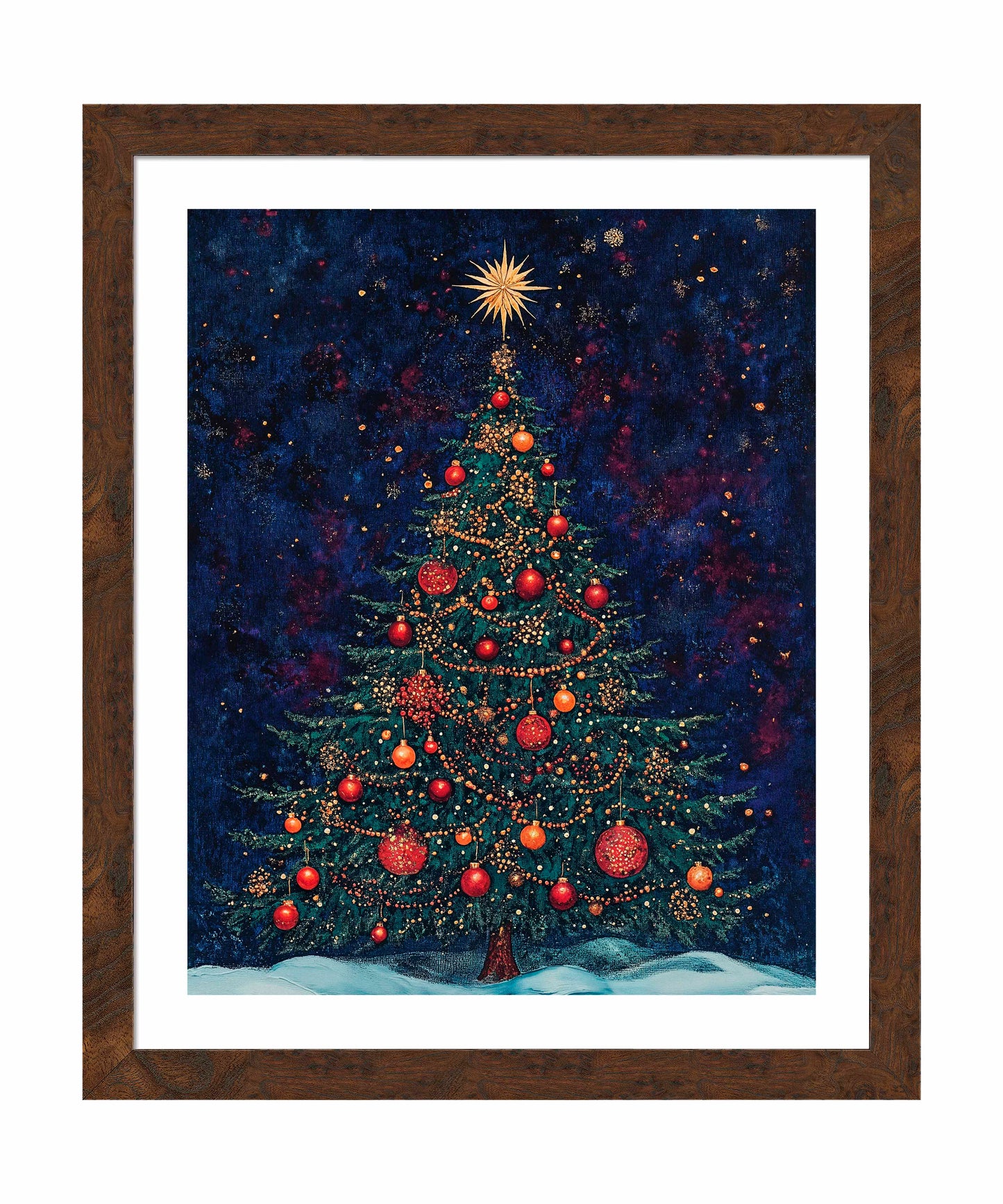 Homestead Christmas Spruce - Art Prints