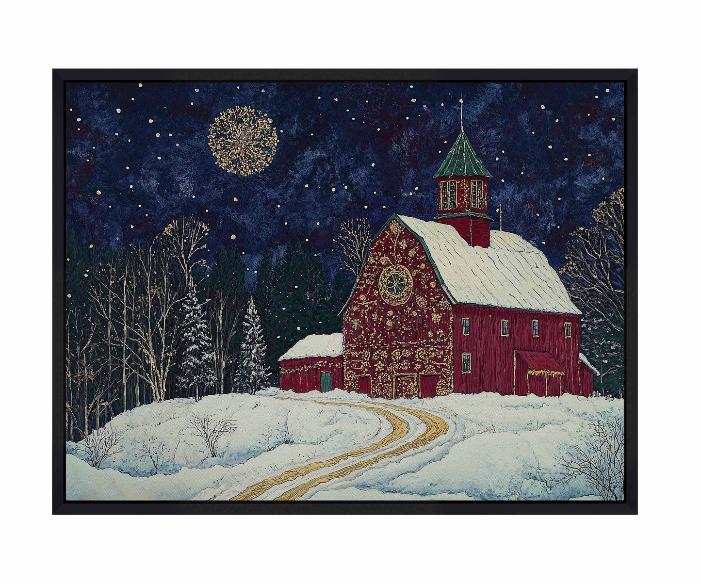Christmas on the Homestead - Gallery Wrapped Canvas