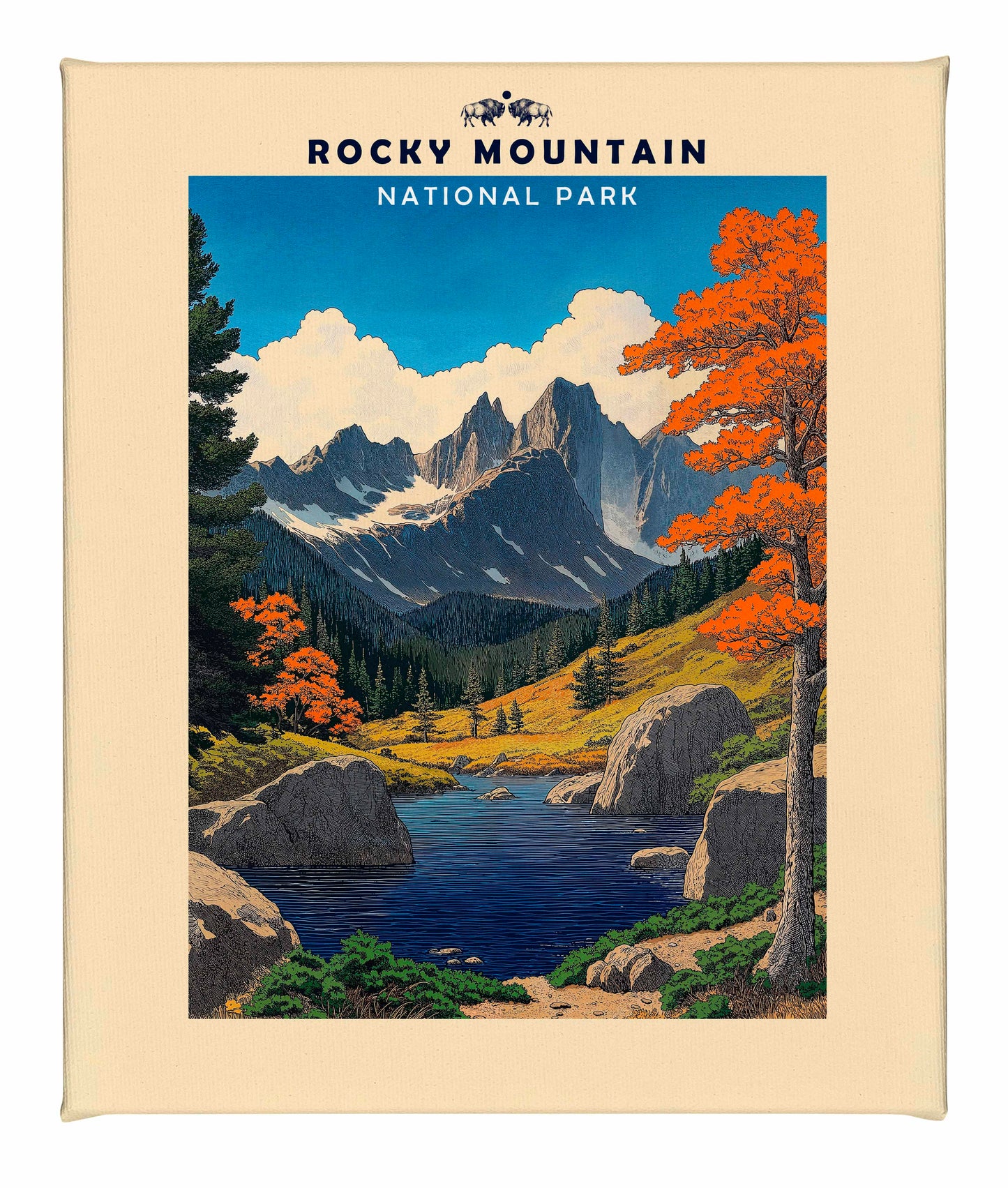 Rocky Mountain - Gallery Wrapped Canvas