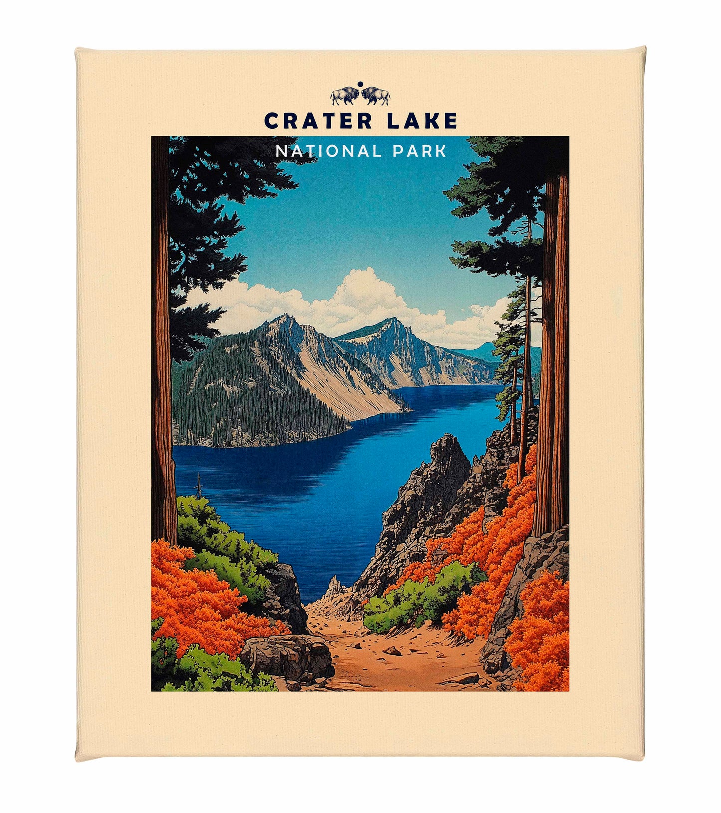 Crater Lake - Gallery Wrapped Canvas