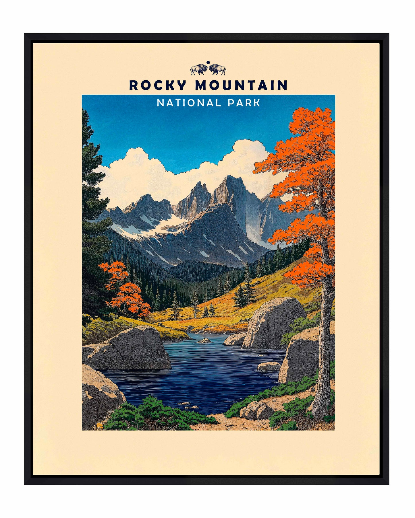 Rocky Mountain - Gallery Wrapped Canvas