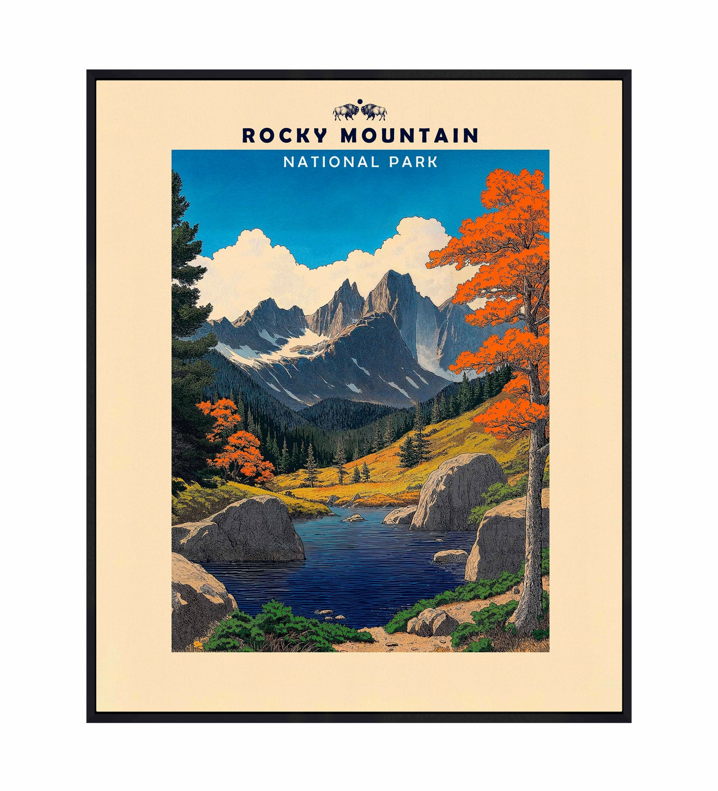 Rocky Mountain - Gallery Wrapped Canvas