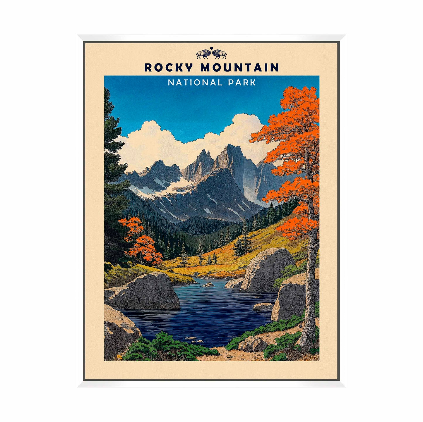 Rocky Mountain - Gallery Wrapped Canvas