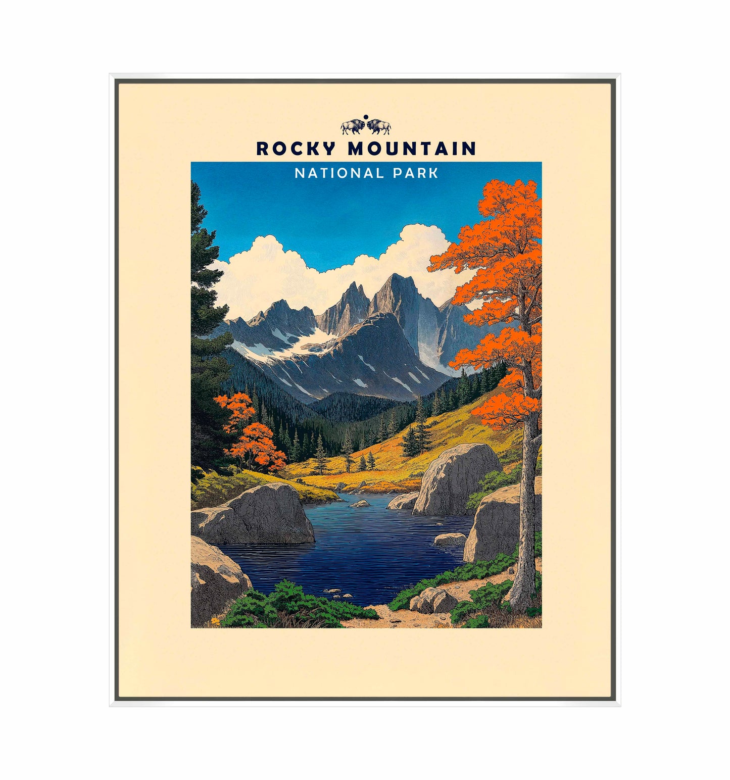 Rocky Mountain - Gallery Wrapped Canvas