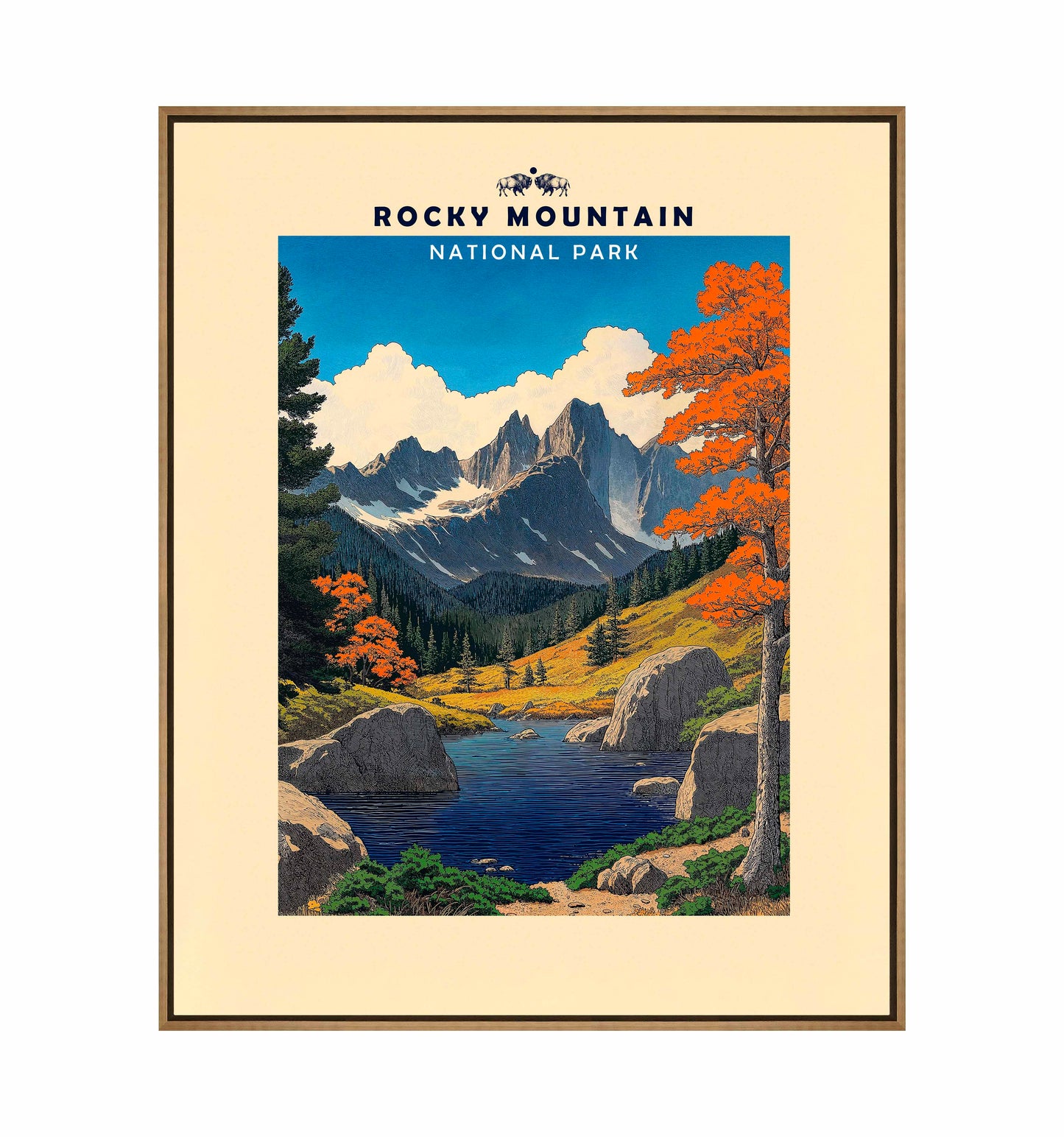 Rocky Mountain - Gallery Wrapped Canvas