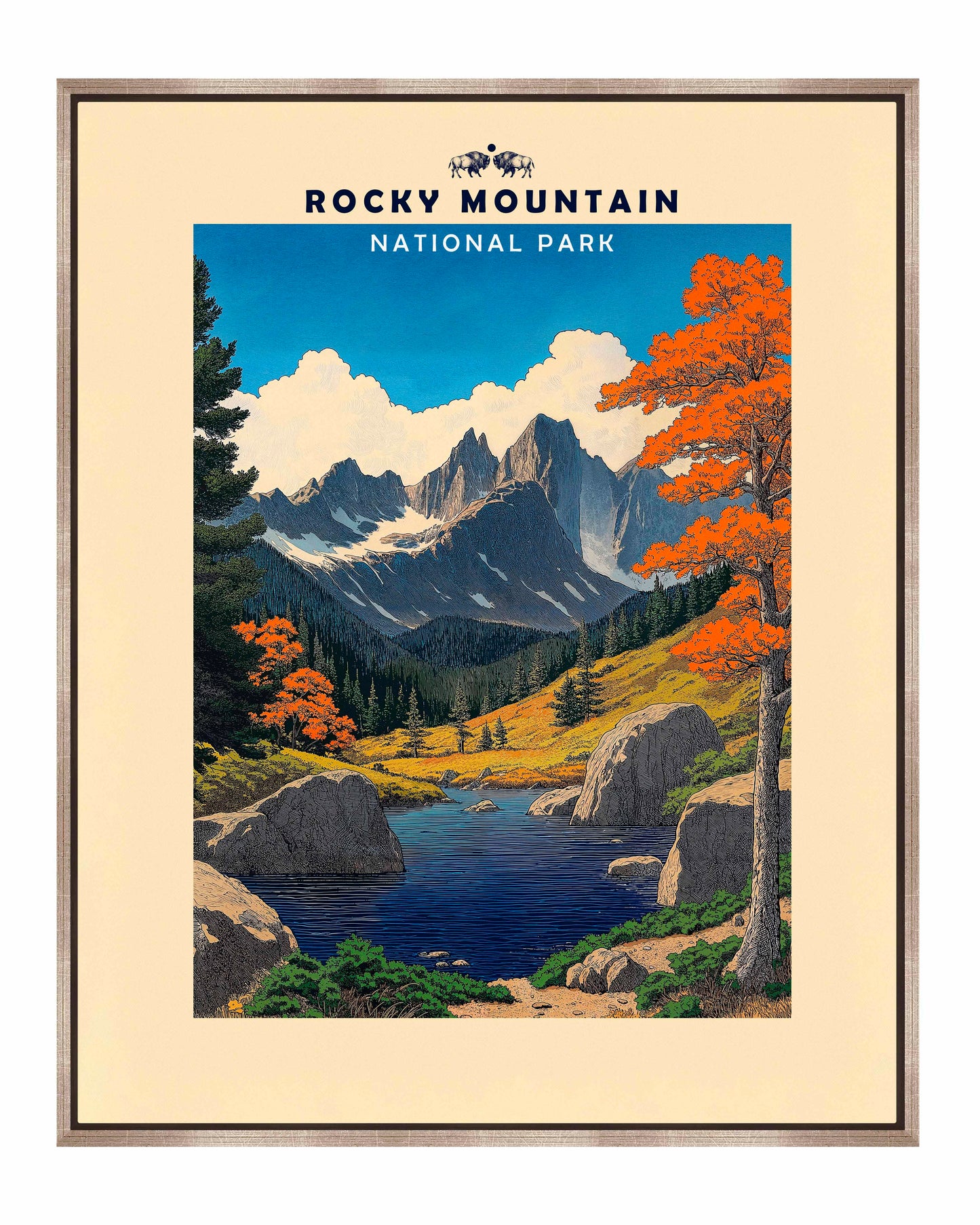 Rocky Mountain - Gallery Wrapped Canvas