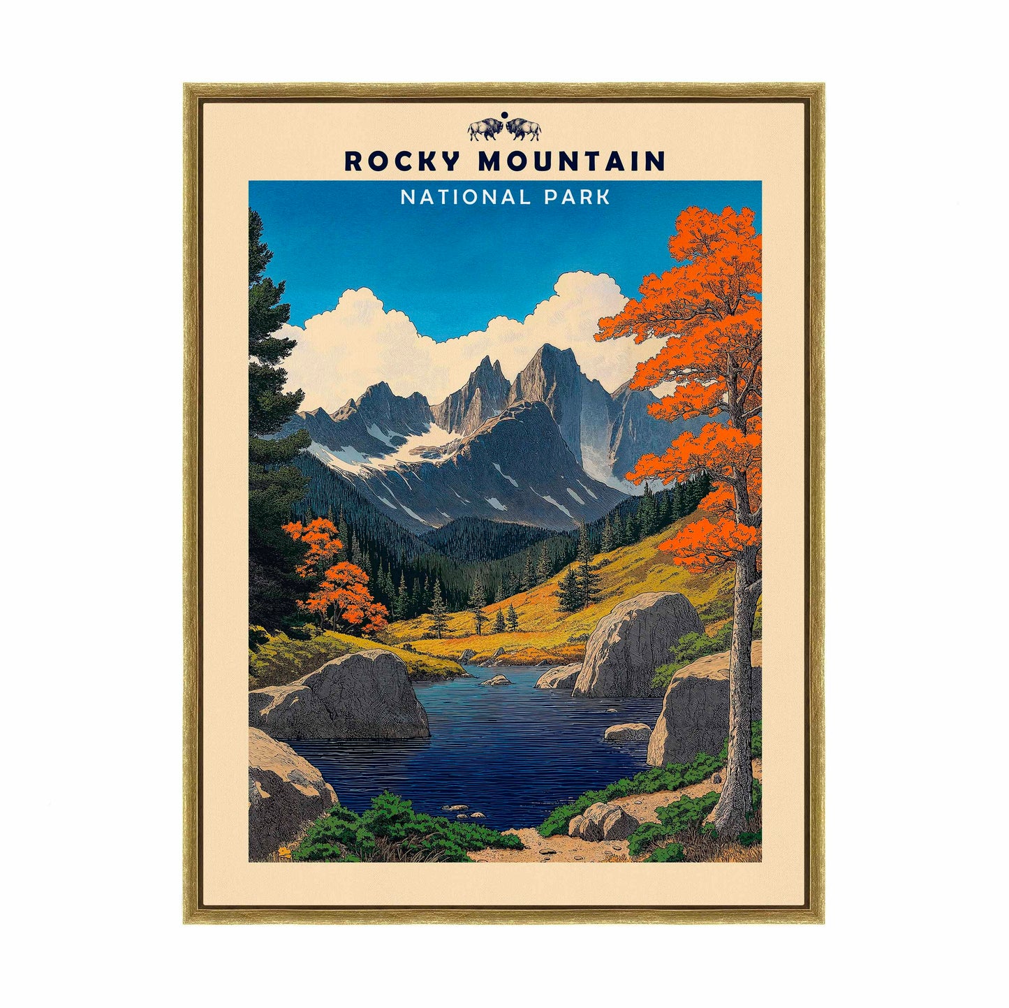 Rocky Mountain - Gallery Wrapped Canvas