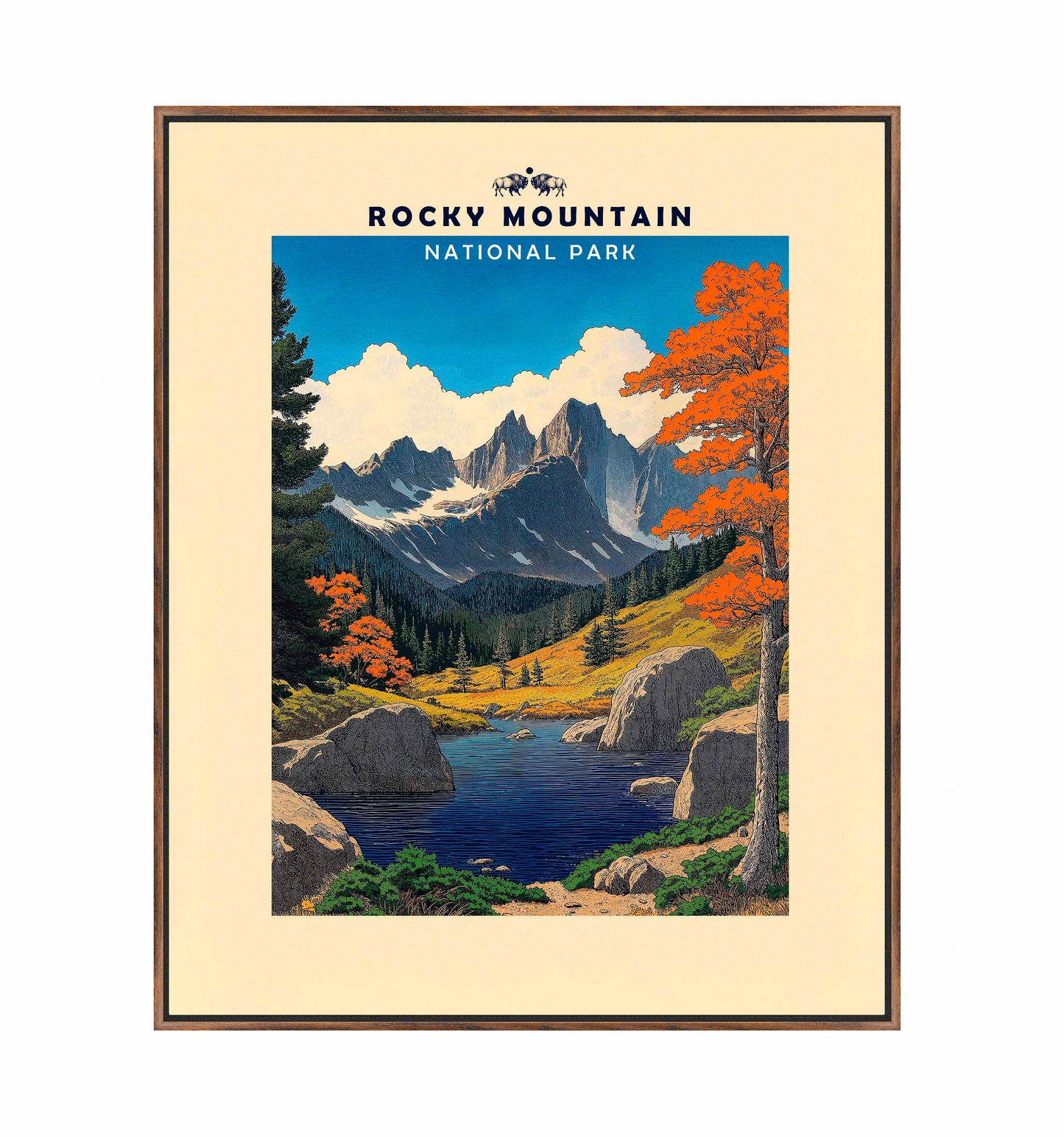 Rocky Mountain - Gallery Wrapped Canvas