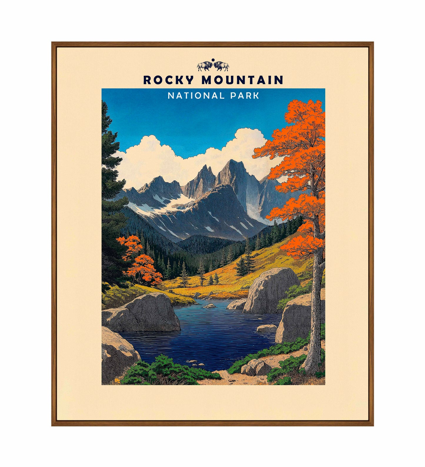 Rocky Mountain - Gallery Wrapped Canvas