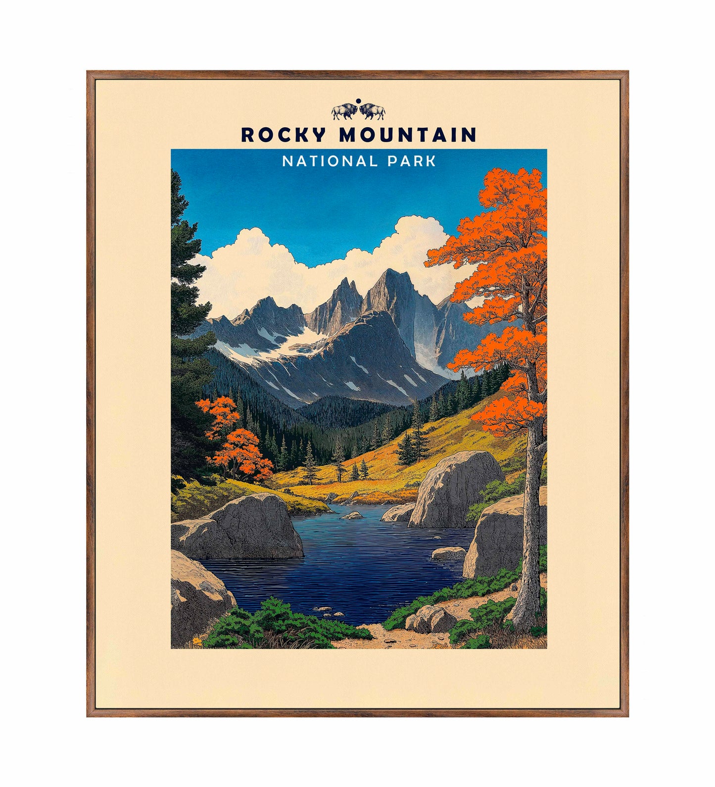 Rocky Mountain - Gallery Wrapped Canvas