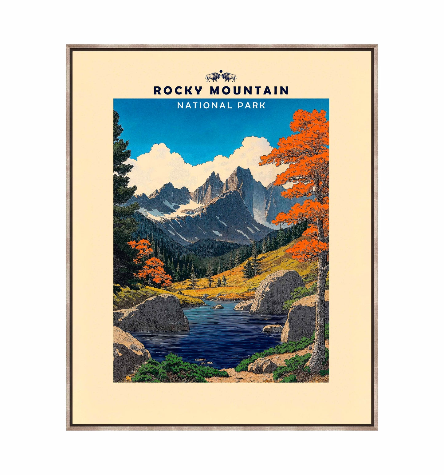 Rocky Mountain - Gallery Wrapped Canvas