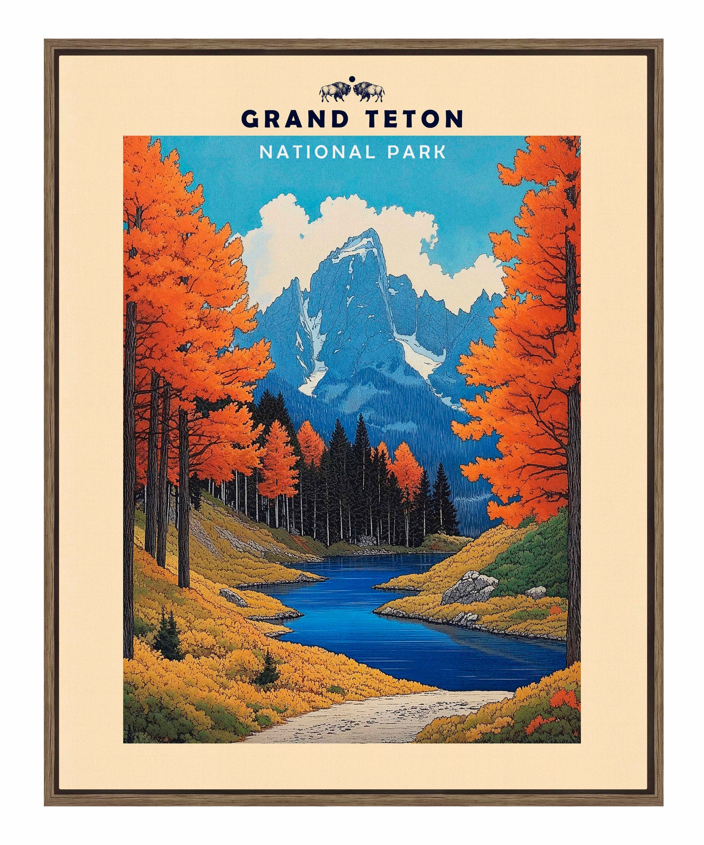 Grand Teton - Gallery Wrapped Canvas