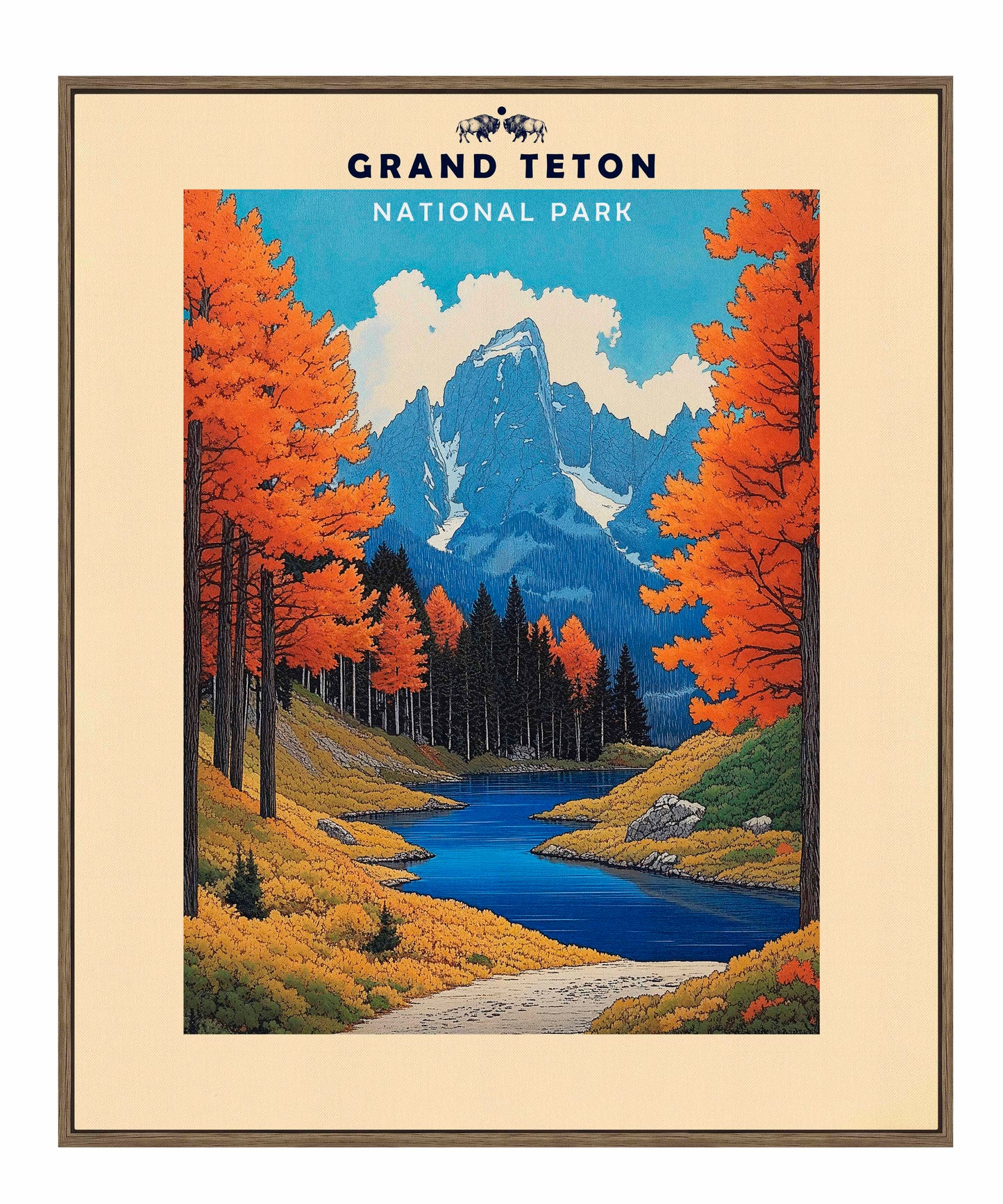 Grand Teton - Gallery Wrapped Canvas