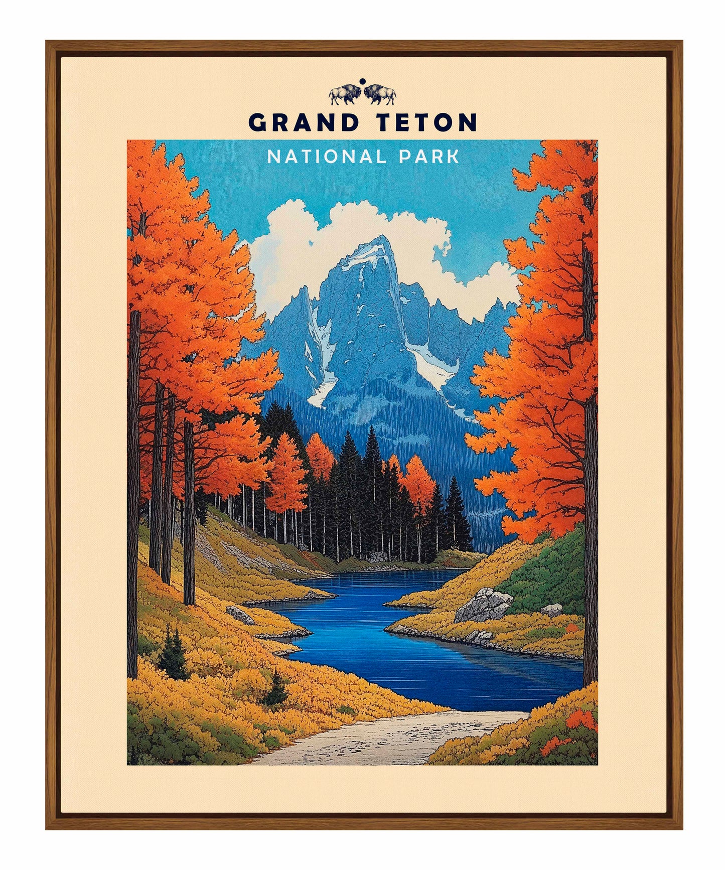 Grand Teton - Gallery Wrapped Canvas