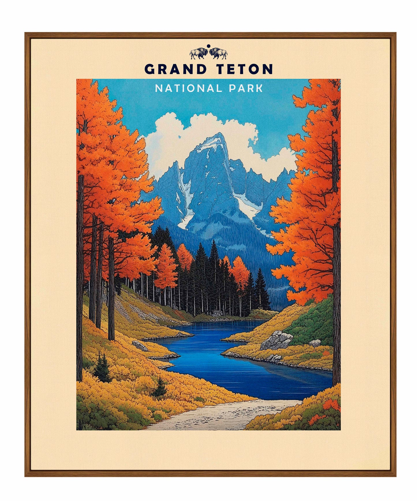 Grand Teton - Gallery Wrapped Canvas
