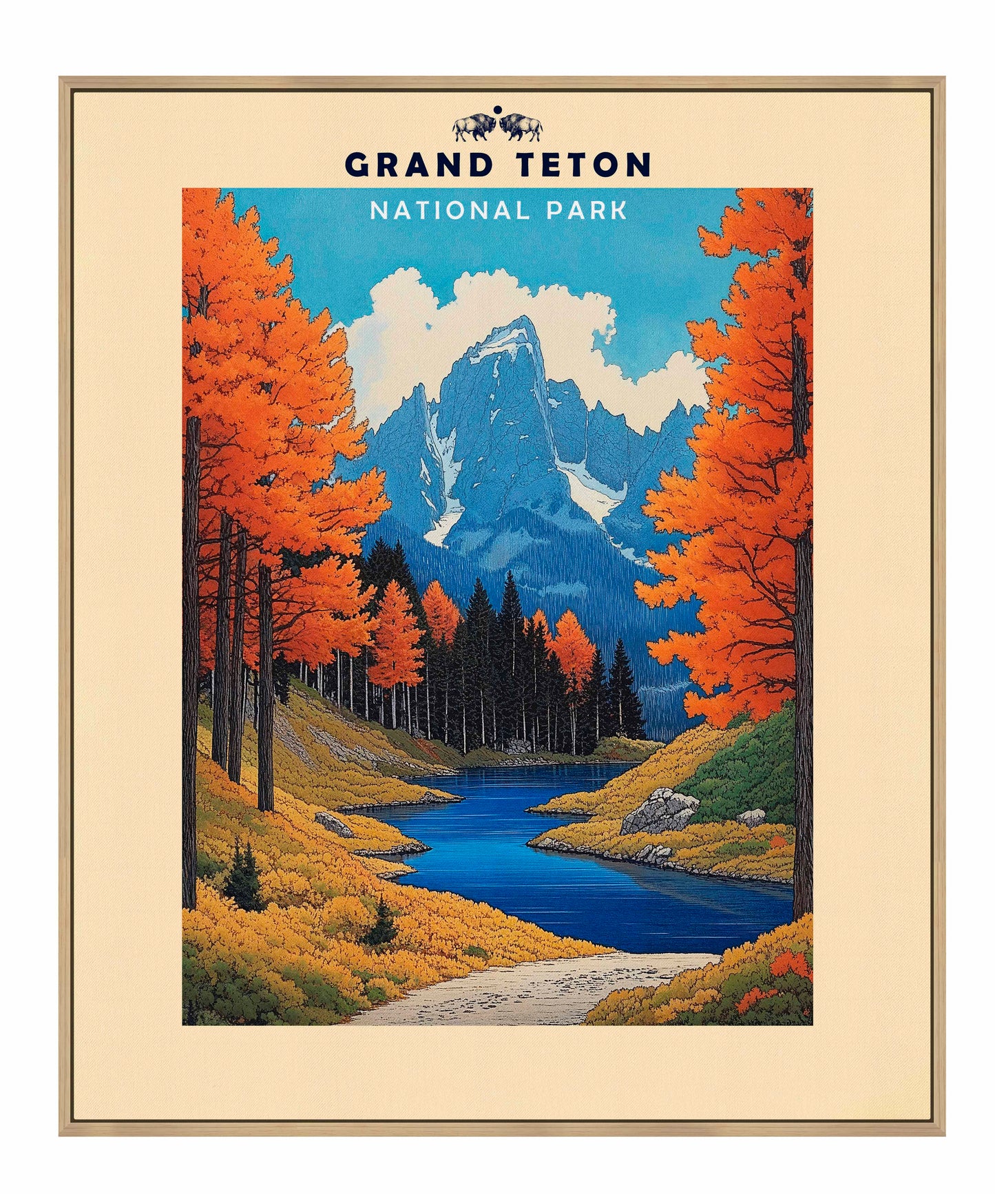 Grand Teton - Gallery Wrapped Canvas