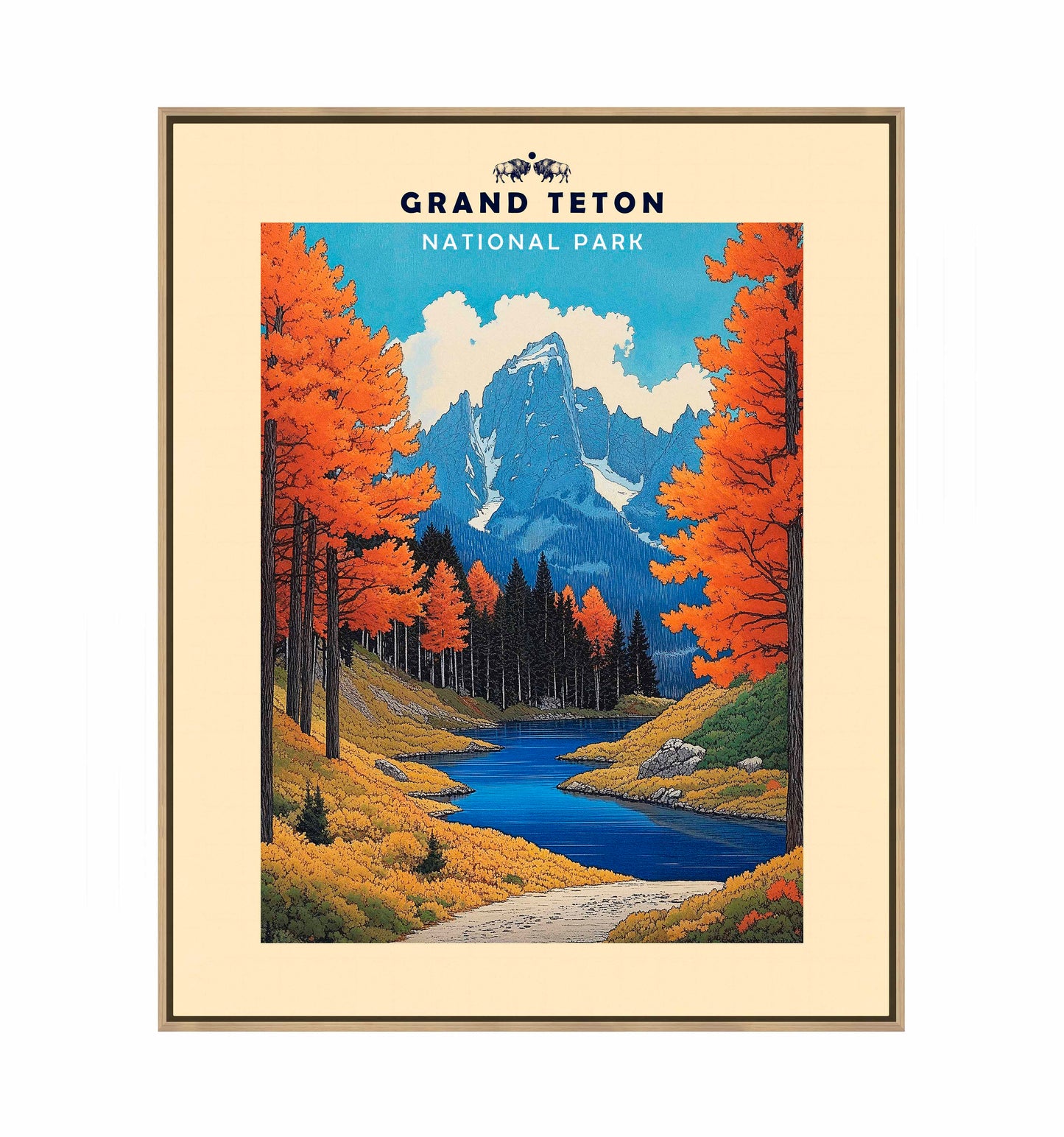 Grand Teton - Gallery Wrapped Canvas