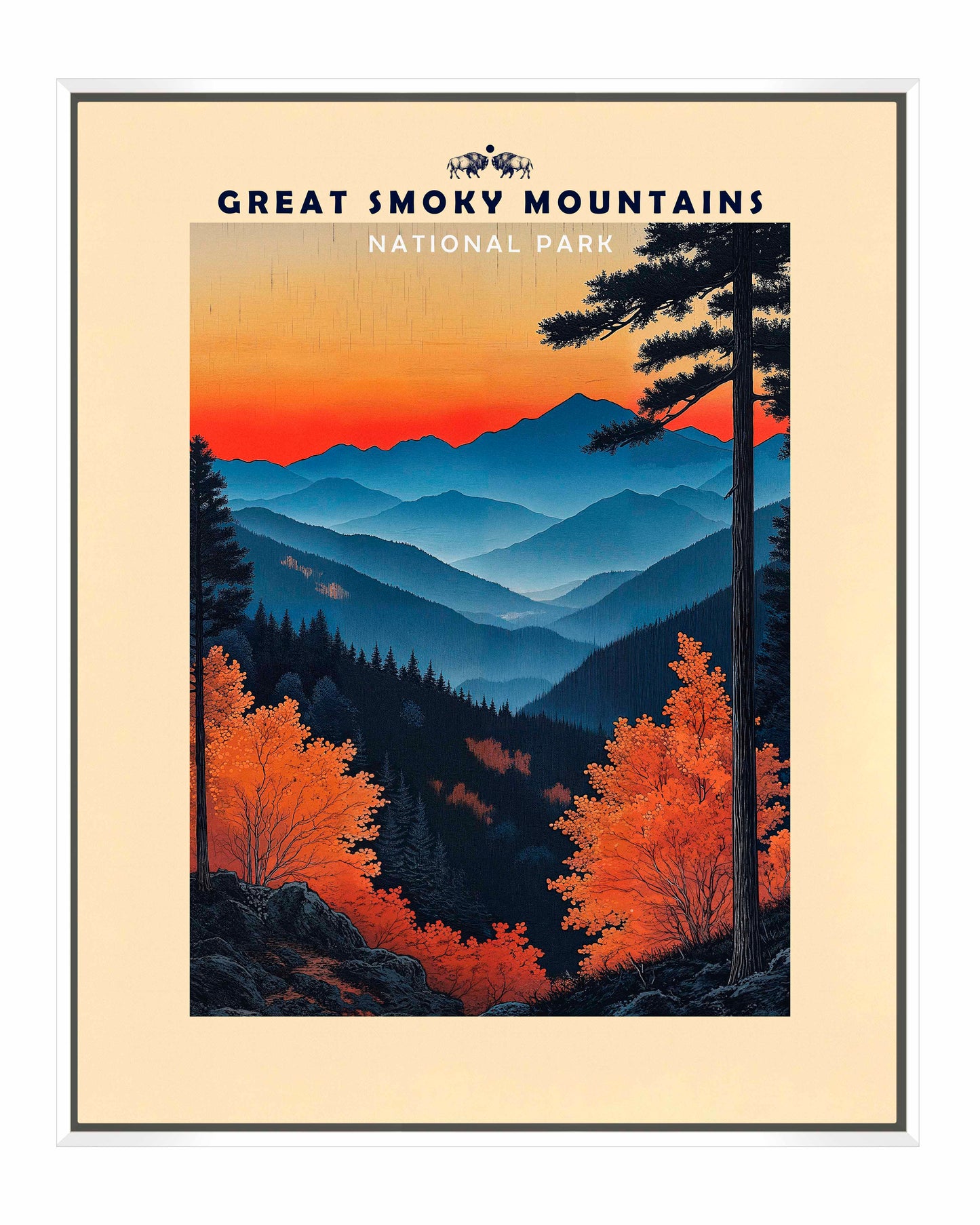 Great Smoky Mountains - Gallery Wrapped Canvas