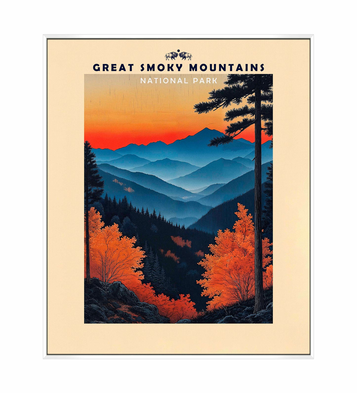 Great Smoky Mountains - Gallery Wrapped Canvas