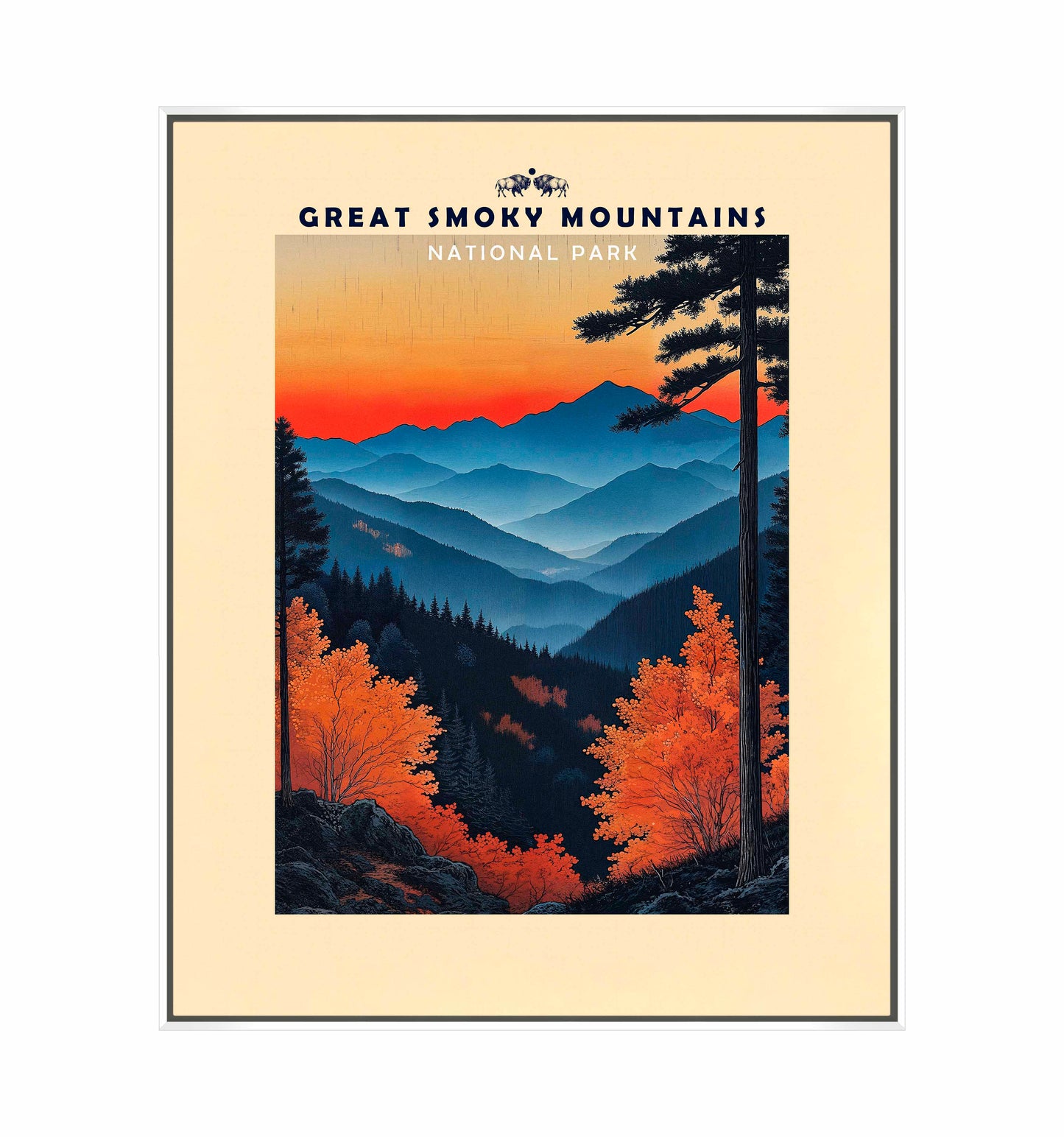 Great Smoky Mountains - Gallery Wrapped Canvas