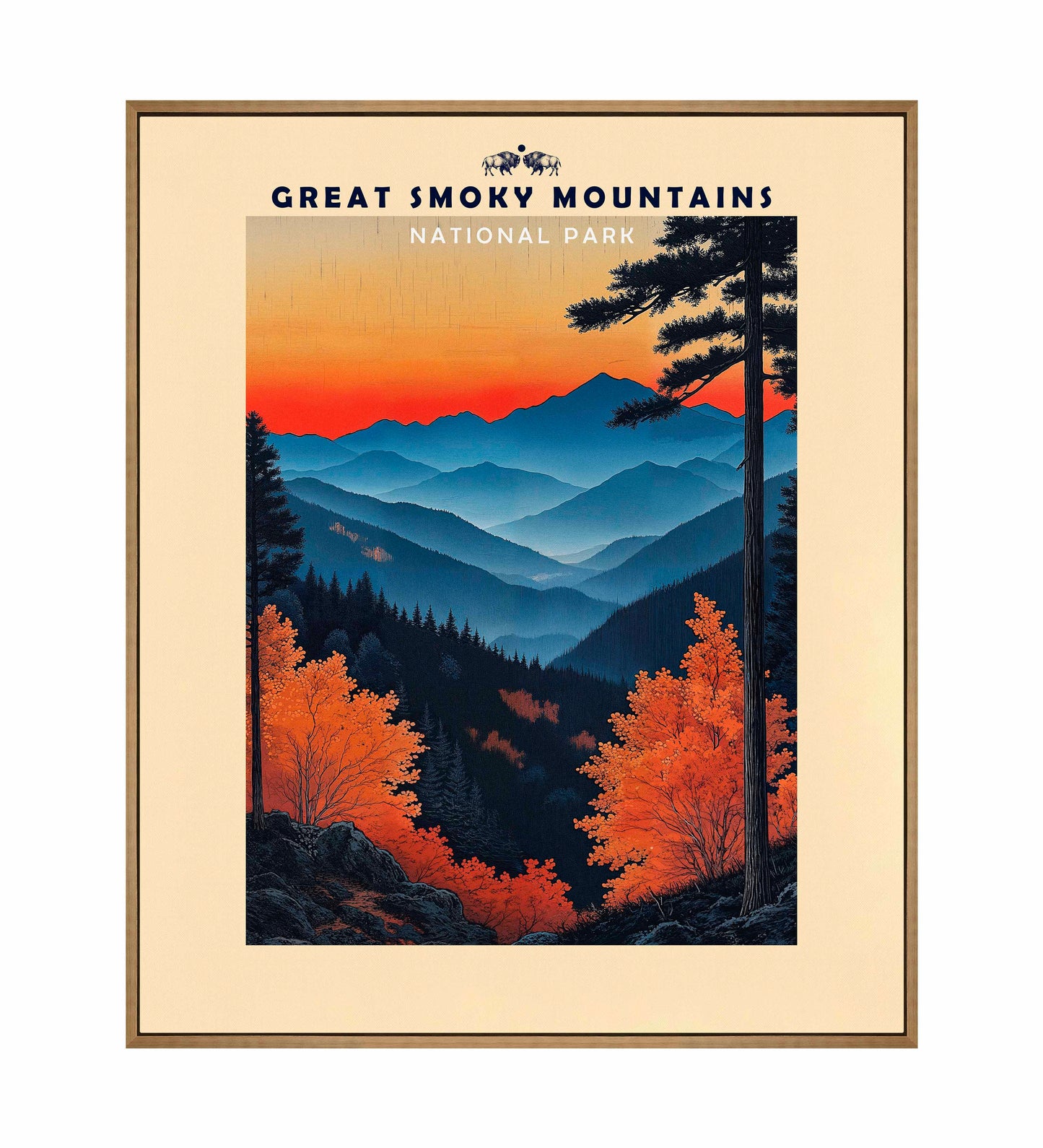 Great Smoky Mountains - Gallery Wrapped Canvas