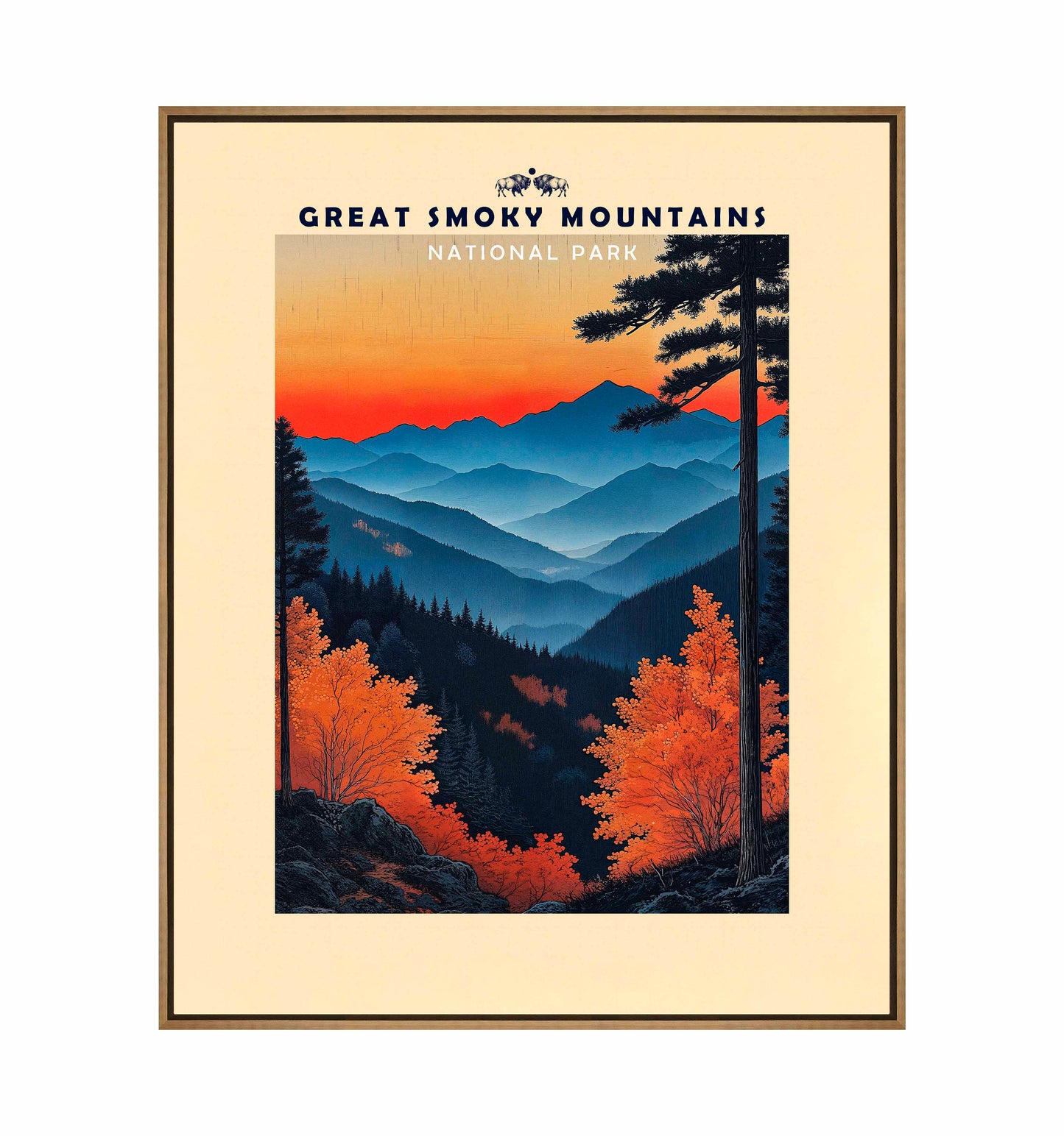 Great Smoky Mountains - Gallery Wrapped Canvas