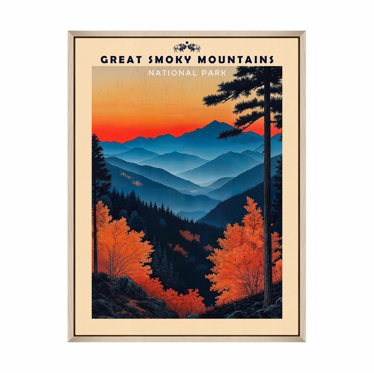 Great Smoky Mountains - Gallery Wrapped Canvas