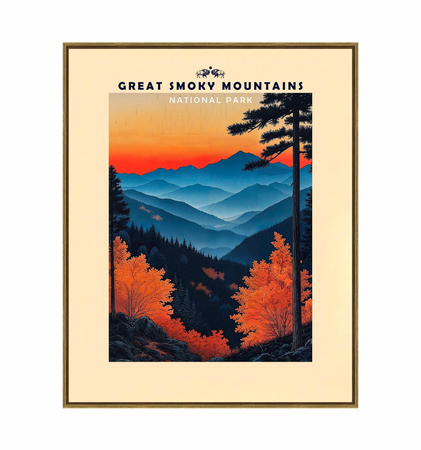Great Smoky Mountains - Gallery Wrapped Canvas