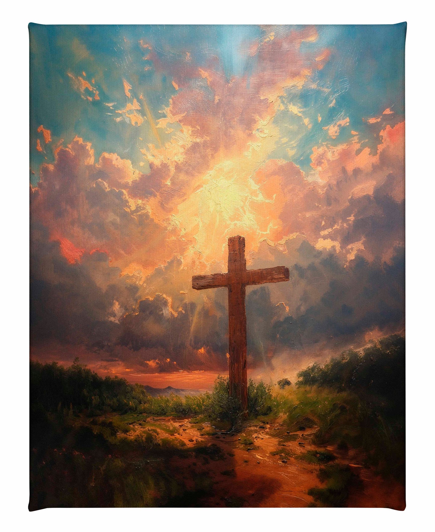 The Old Rugged Cross - Gallery Wrapped Canvas