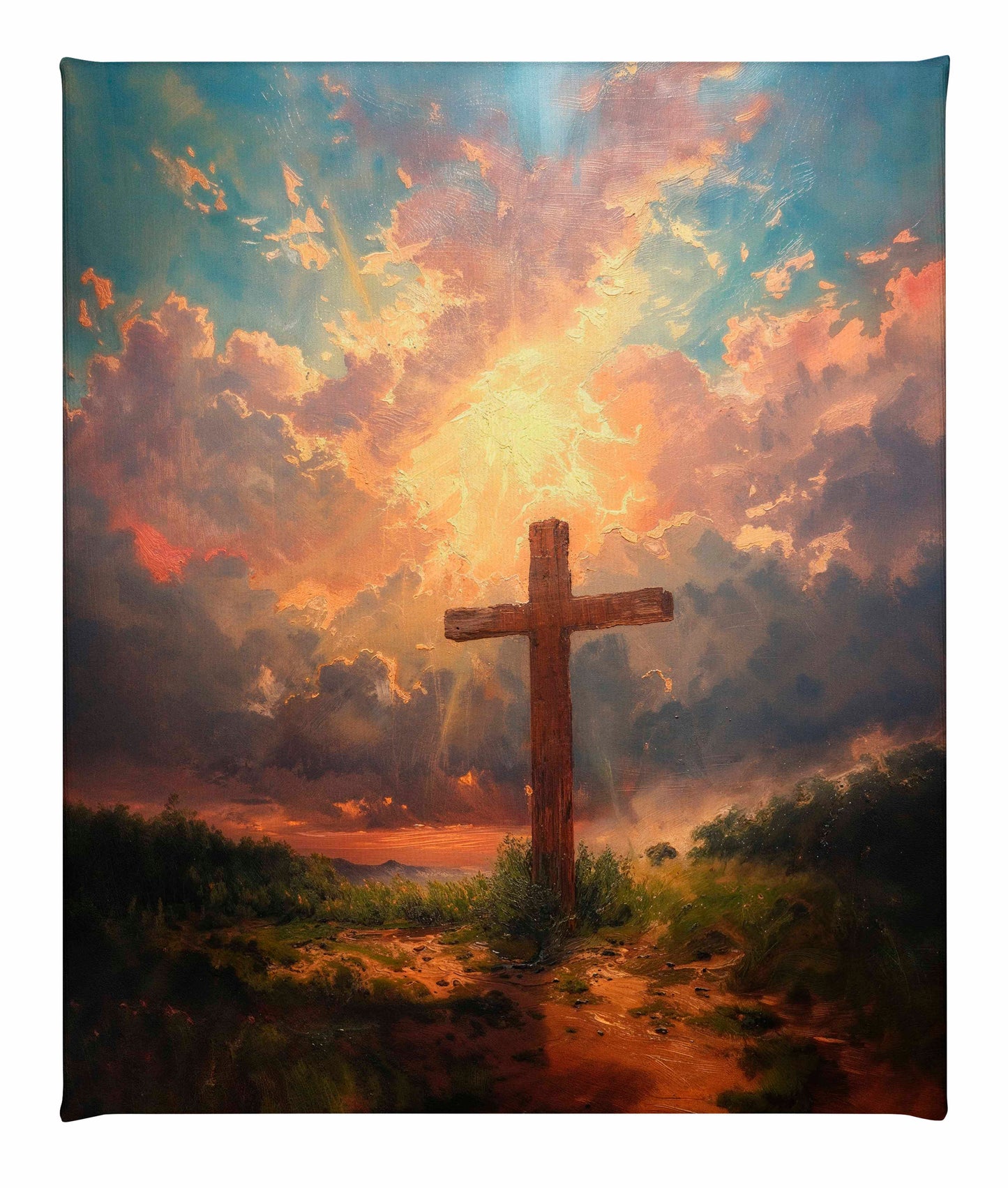 The Old Rugged Cross - Gallery Wrapped Canvas