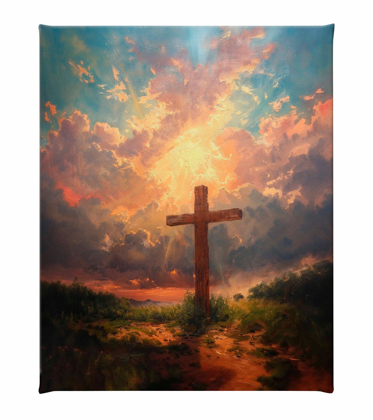 The Old Rugged Cross - Gallery Wrapped Canvas