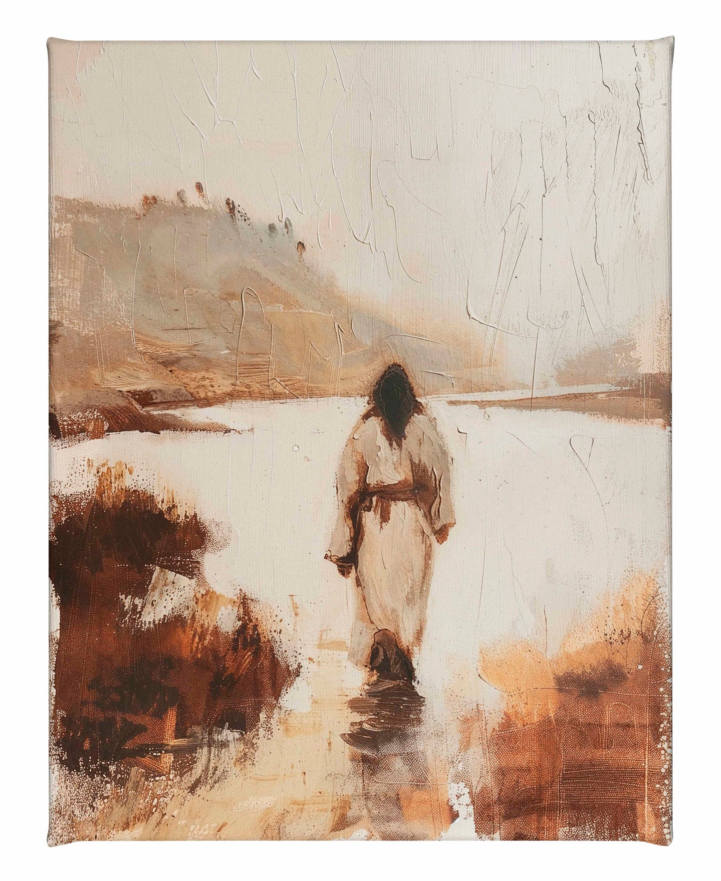 Christ In The Wilderness - Gallery Wrapped Canvas