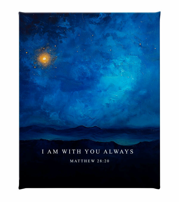 Matthew 28:20 - Gallery Wrapped Canvas
