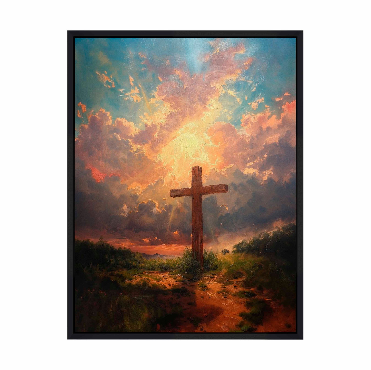 The Old Rugged Cross - Gallery Wrapped Canvas