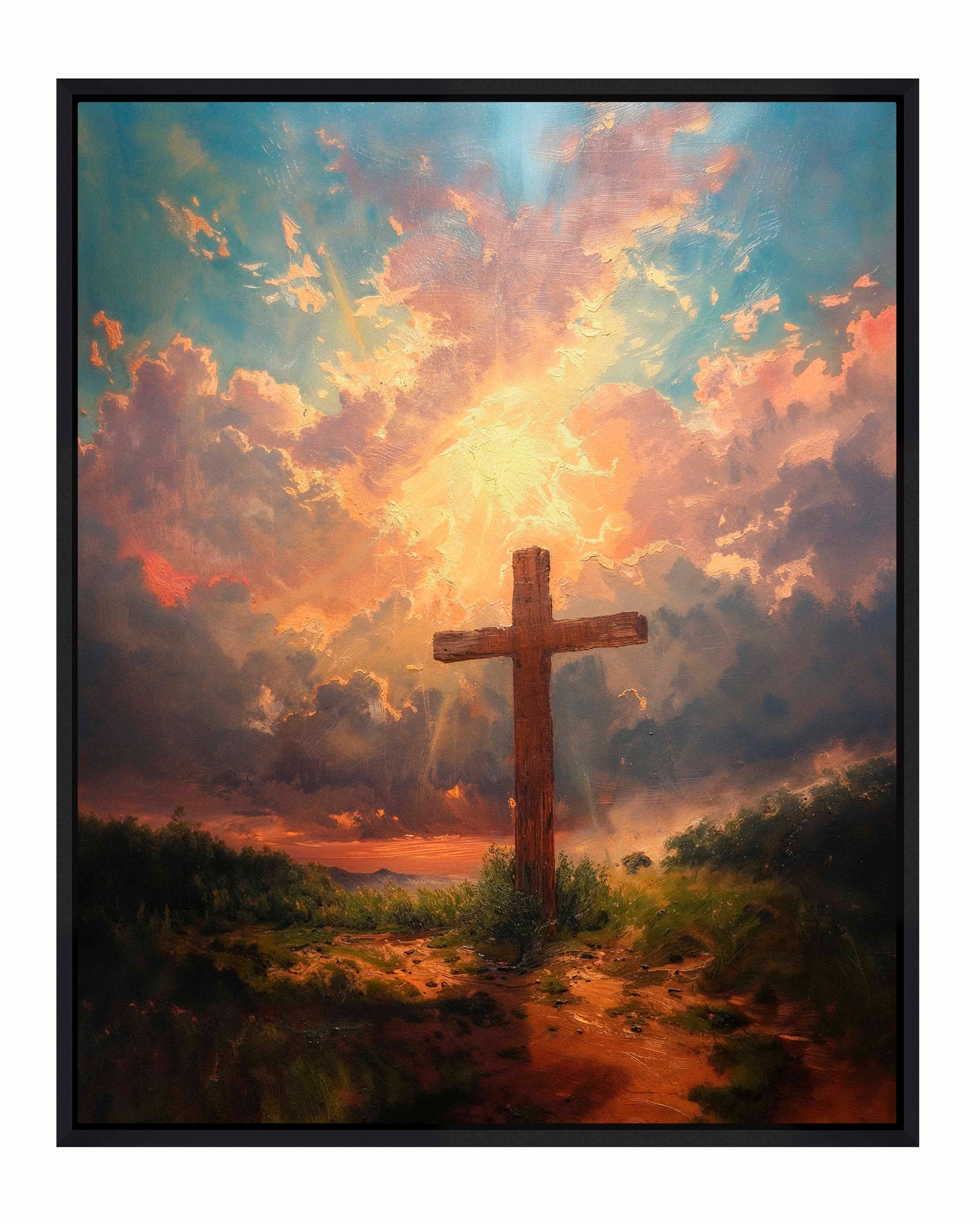 The Old Rugged Cross - Gallery Wrapped Canvas