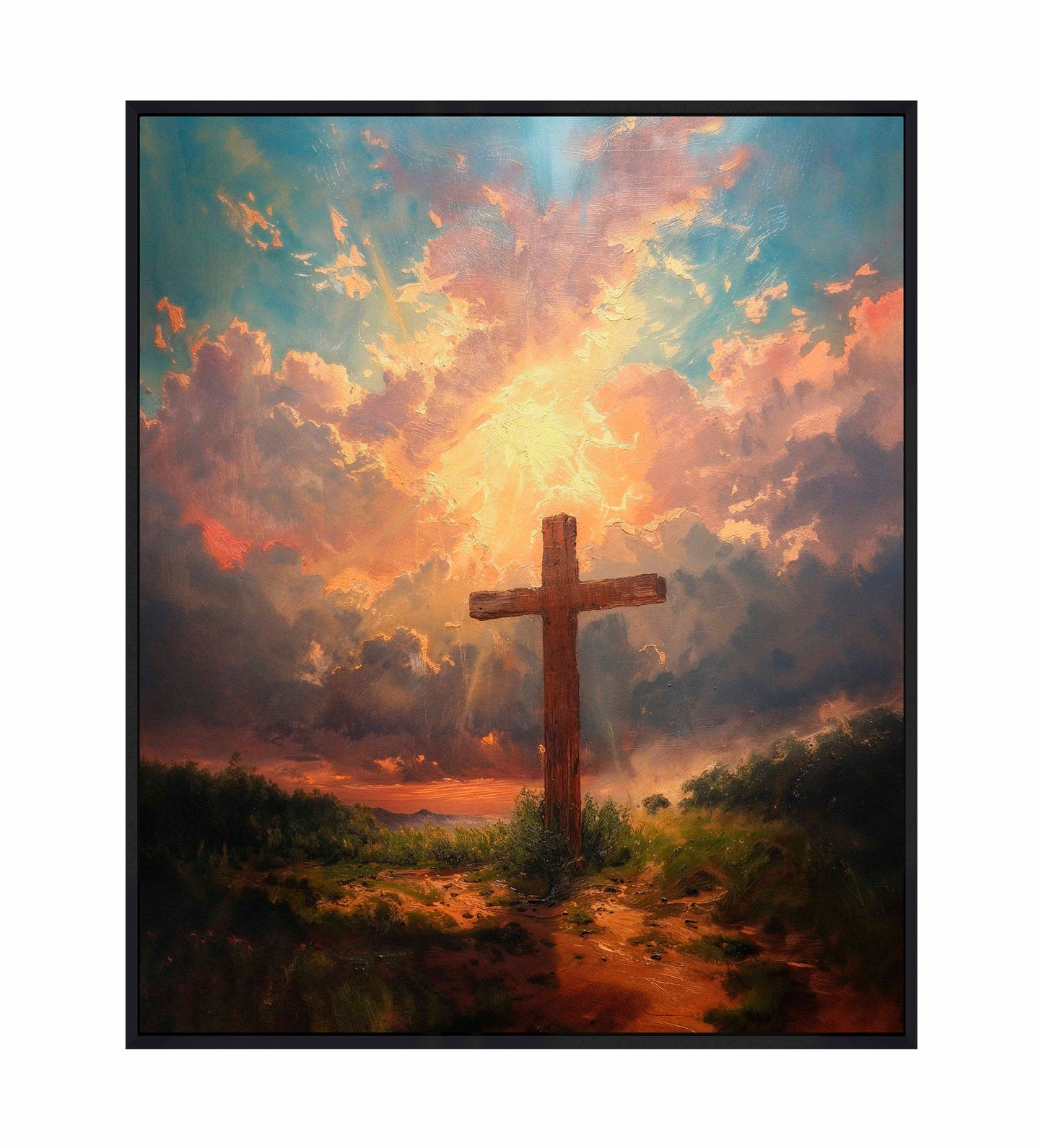 The Old Rugged Cross - Gallery Wrapped Canvas