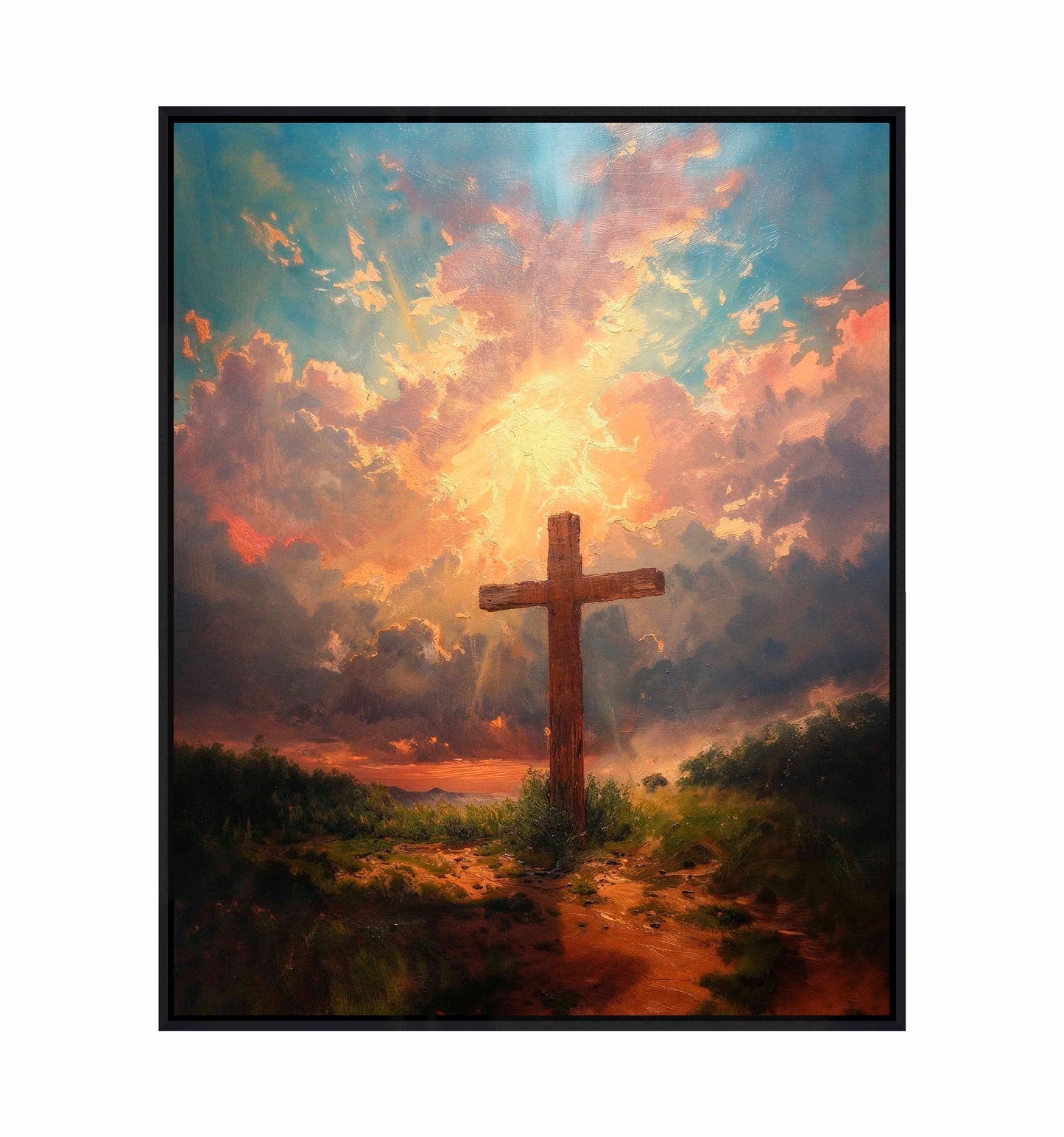 The Old Rugged Cross - Gallery Wrapped Canvas