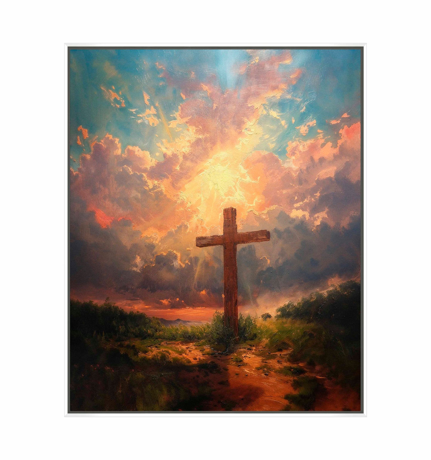 The Old Rugged Cross - Gallery Wrapped Canvas