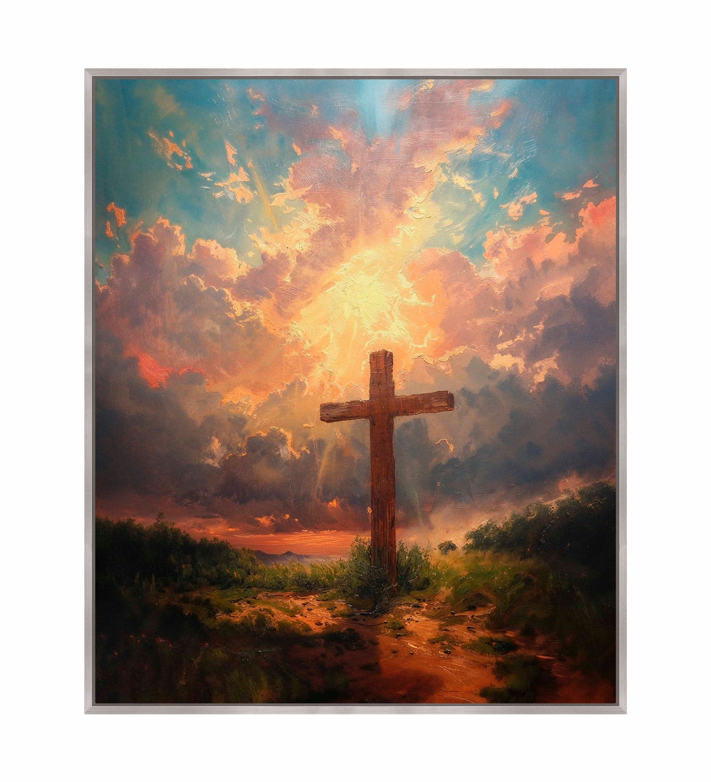 The Old Rugged Cross - Gallery Wrapped Canvas